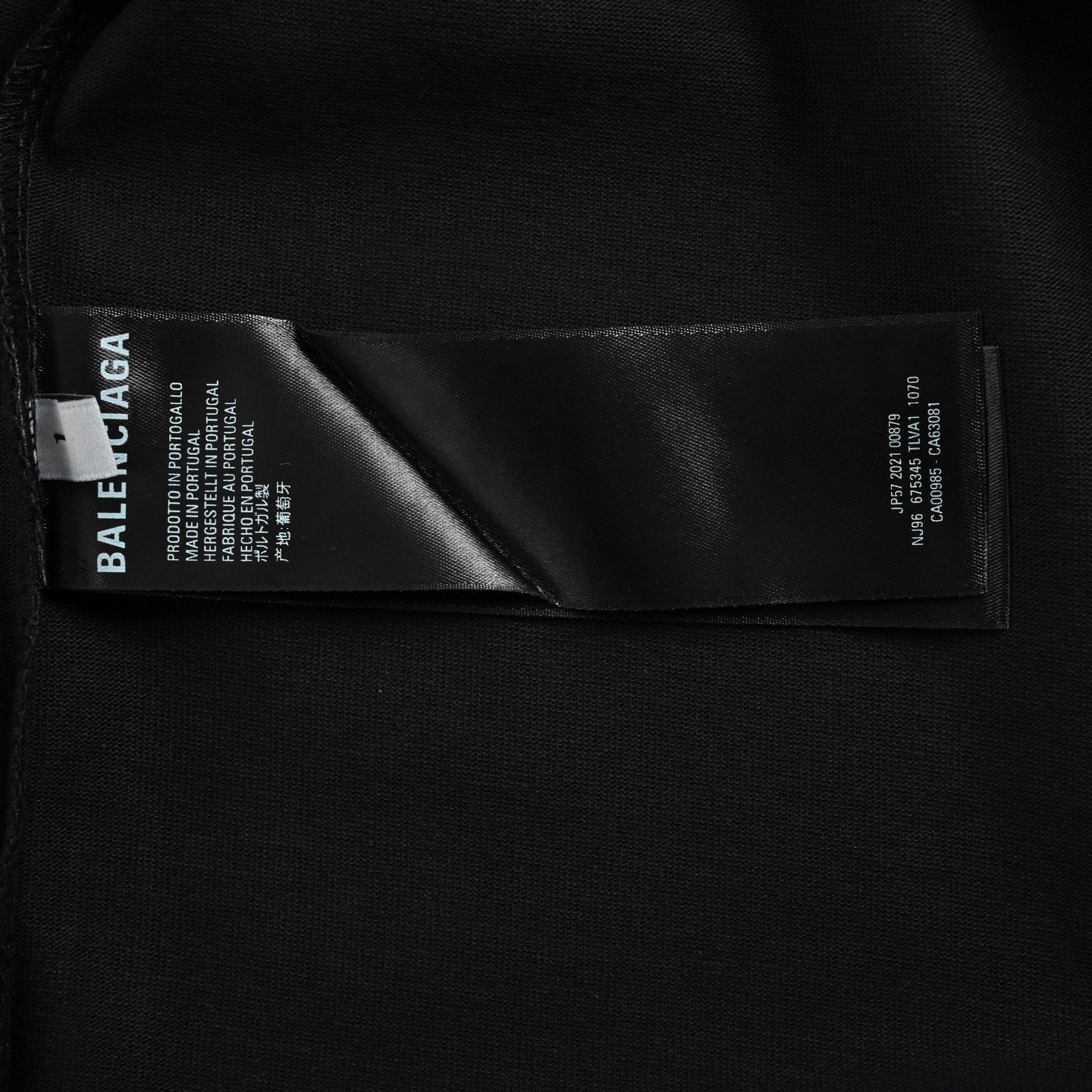 Balenciaga/巴黎世家 后背双B夜光短袖 夜光粉印花 吸收光夜光效果