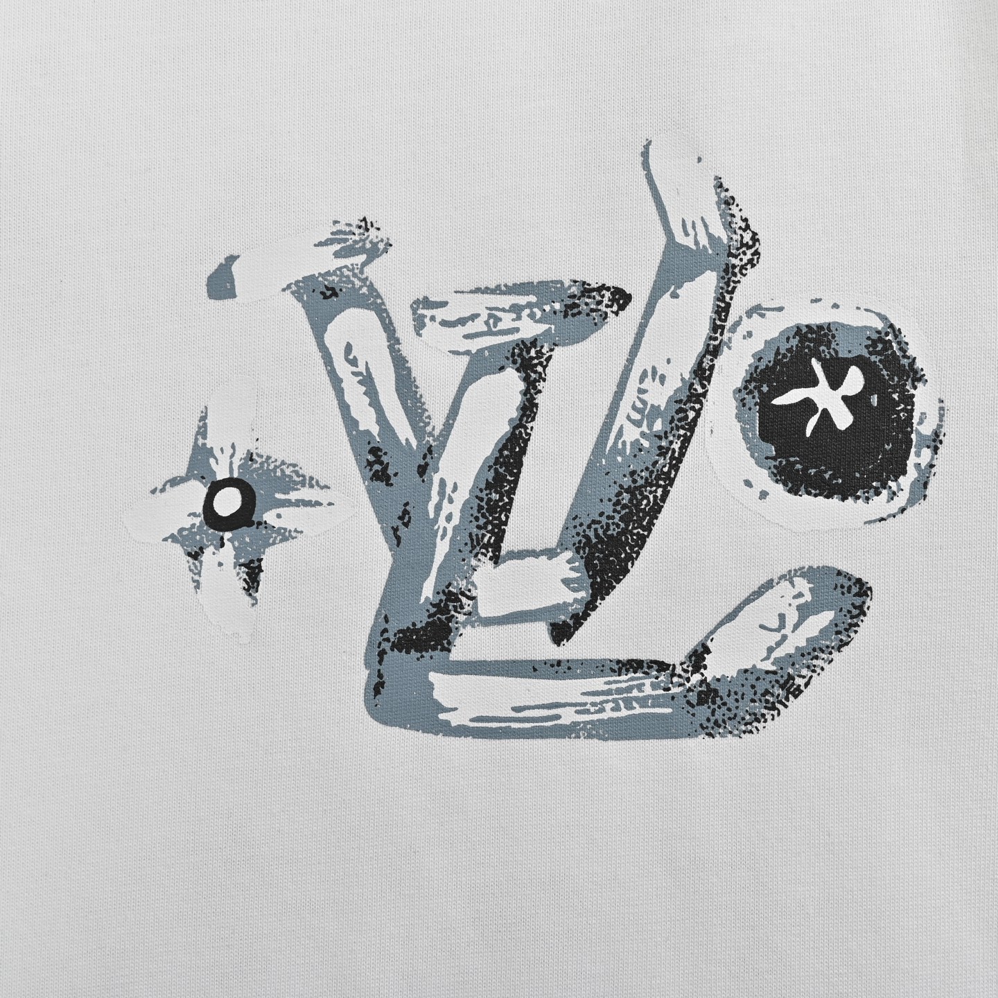 Louis Vuitton/路易威登 手绘涂鸦字母印花短袖