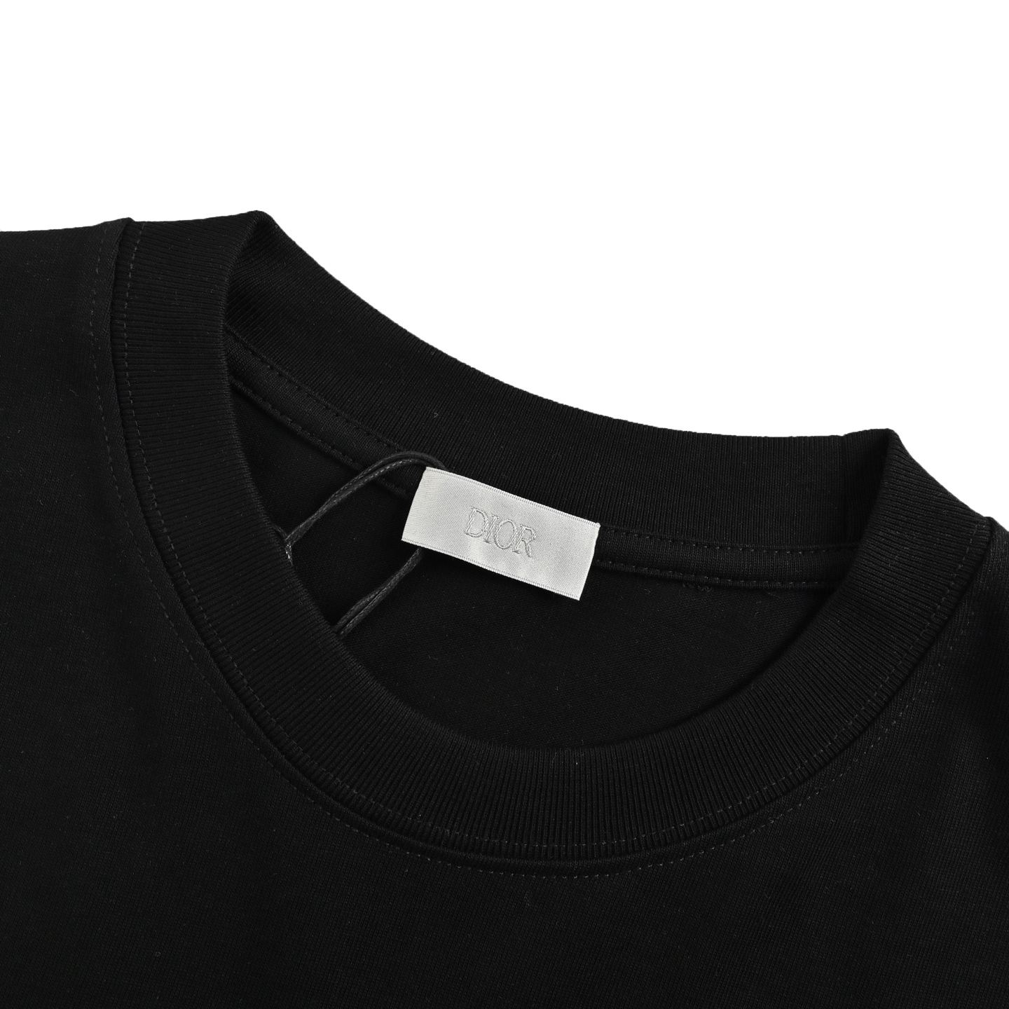 Dior/迪奥 老花贴布绣字母短袖 定制定染双纱紧密度面料