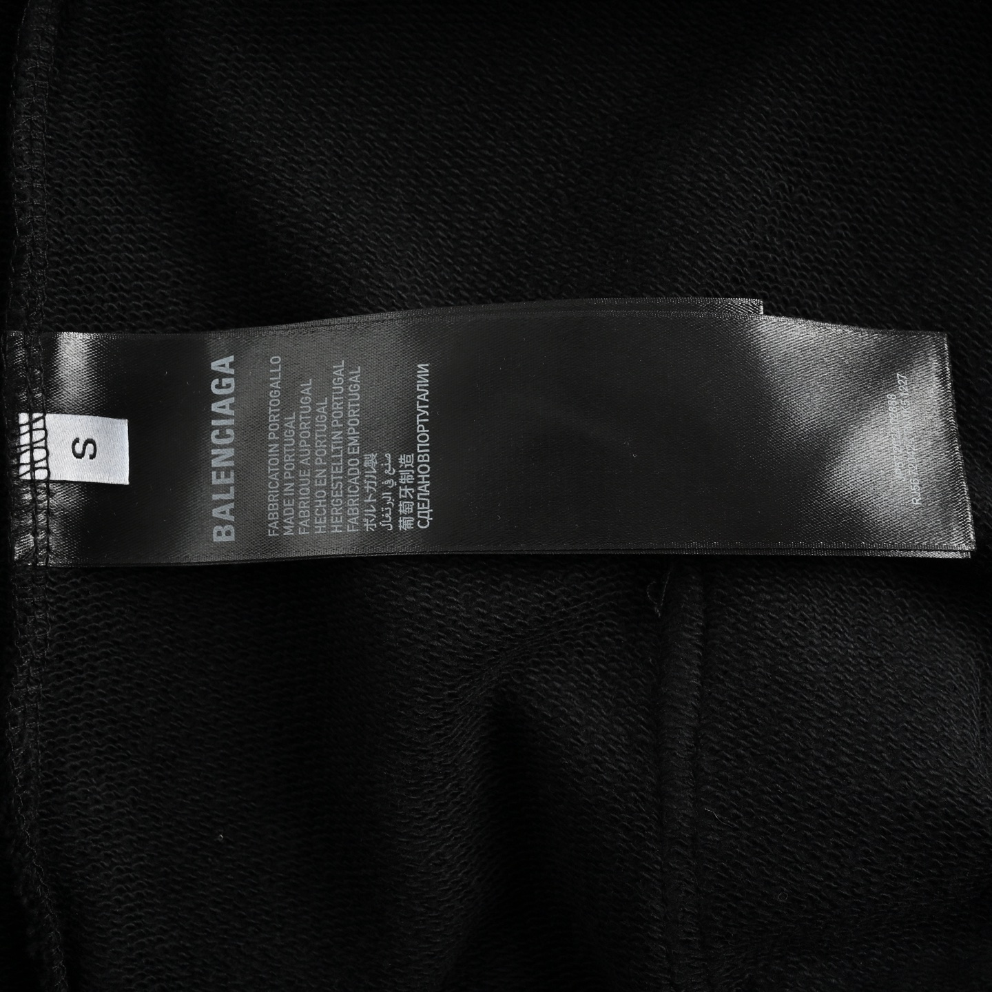 Balenciaga/巴黎世家 3M反光IB印花连帽卫衣