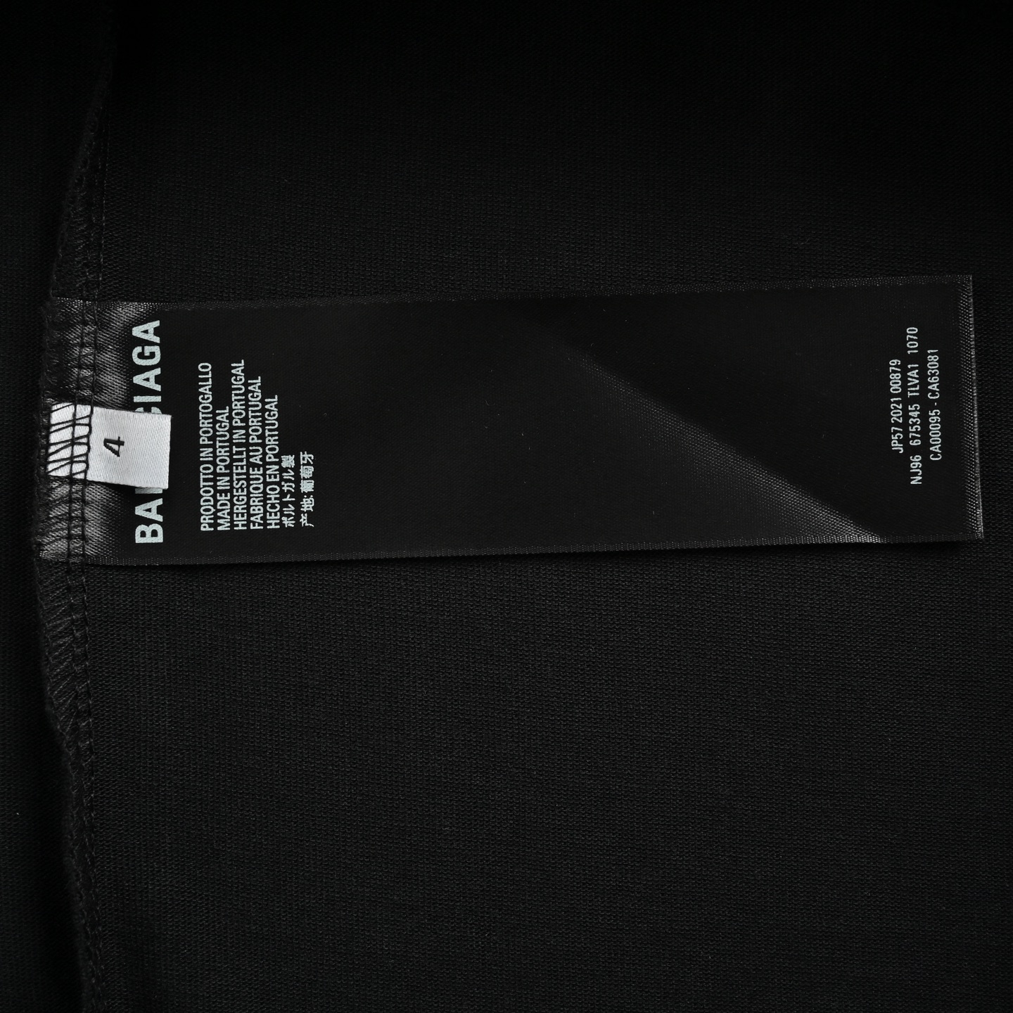 Balenciaga/巴黎世家 24ss 3M字母印花水洗短袖
