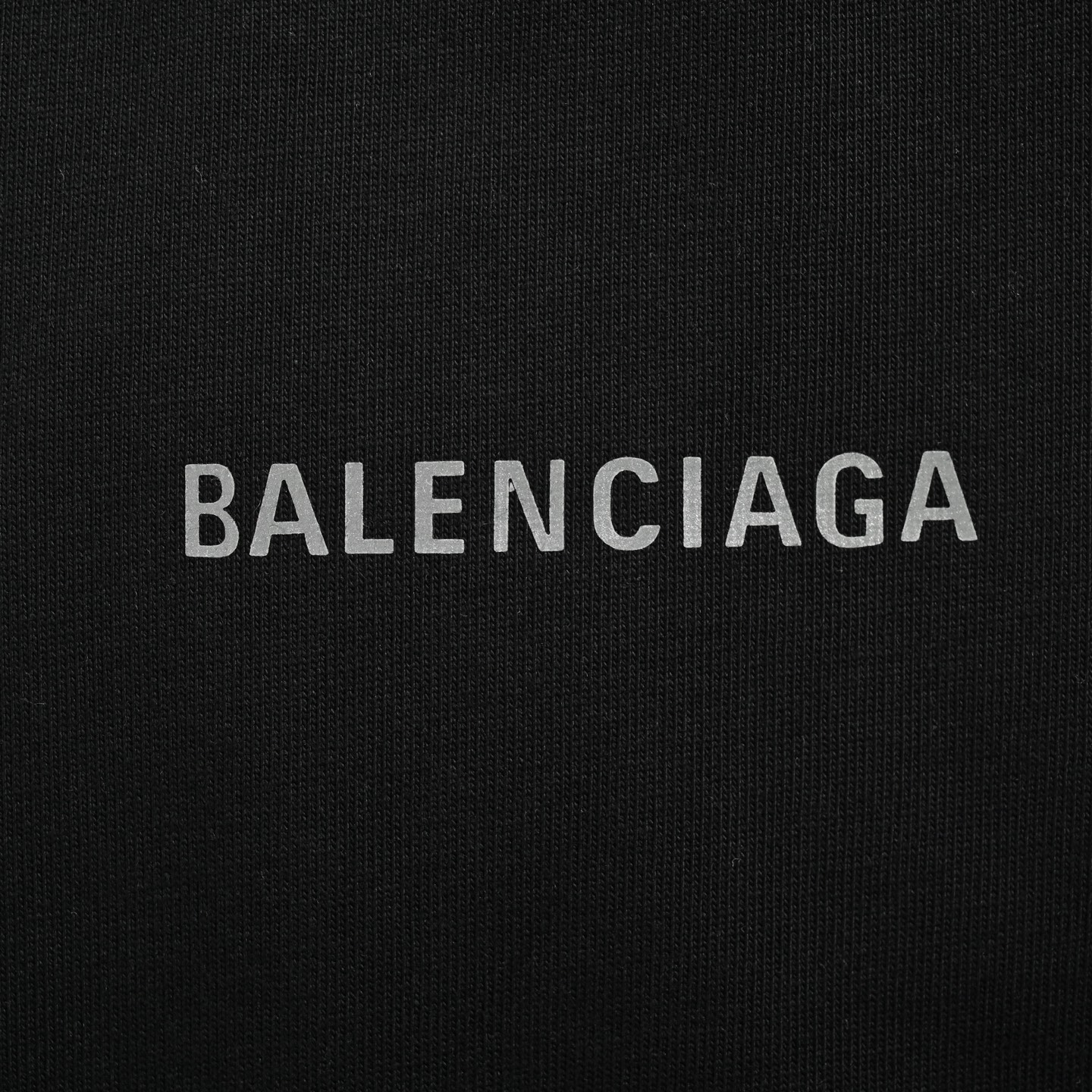 Balenciaga/巴黎世家 24ss 前后3M反光字母印花短袖