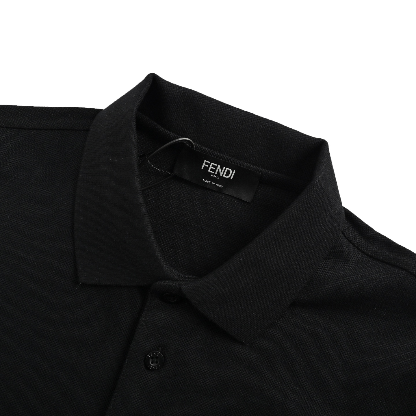 Fendi/芬迪 25ss 浮雕双F压花Polo短袖