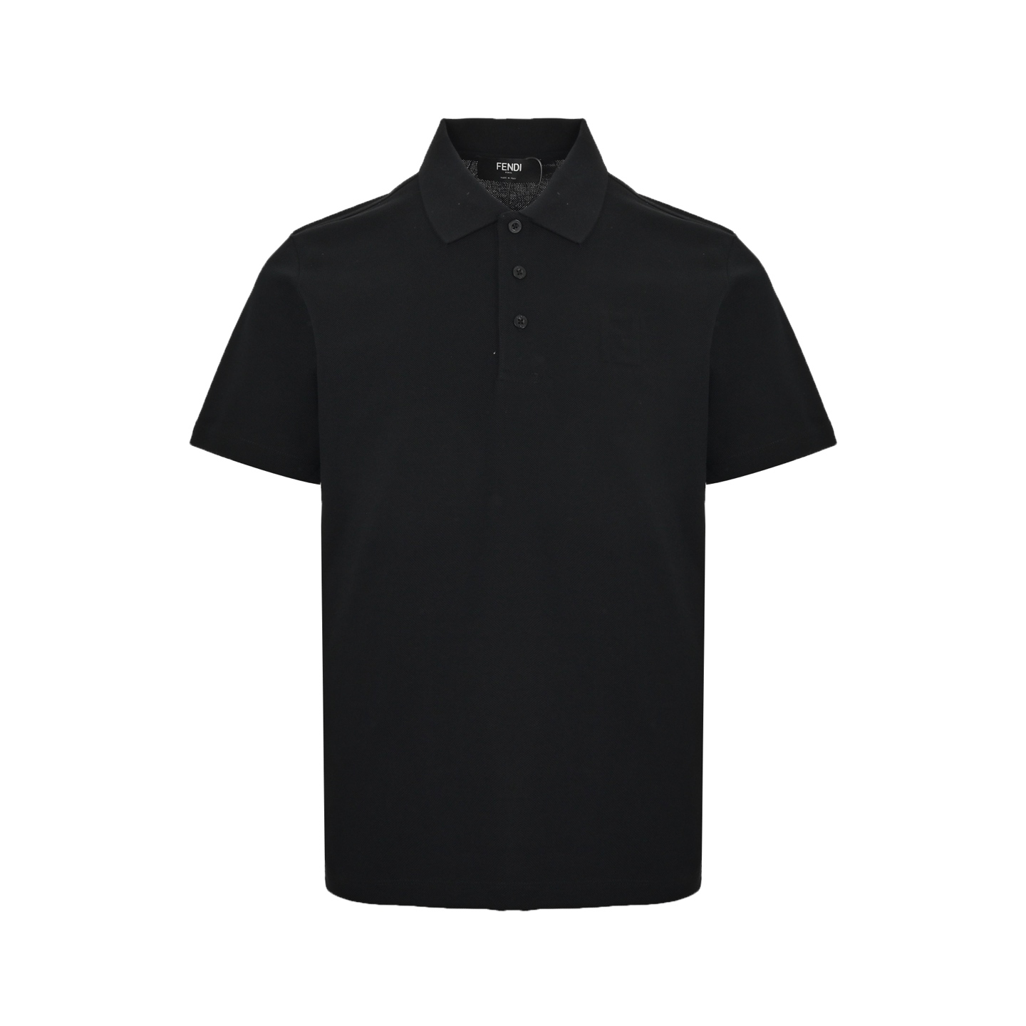 Fendi/芬迪 25ss 浮雕双F压花Polo短袖