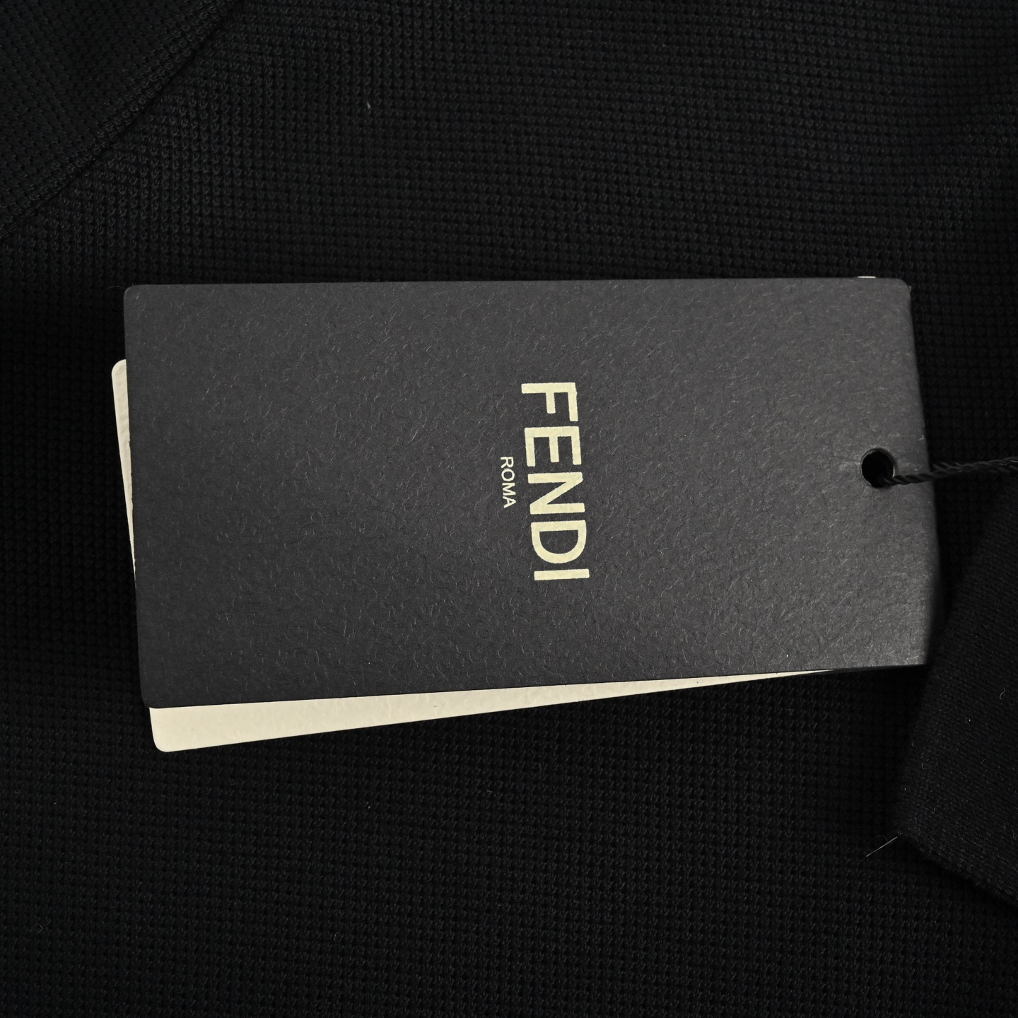 Fendi/芬迪 25ss 浮雕双F压花Polo短袖