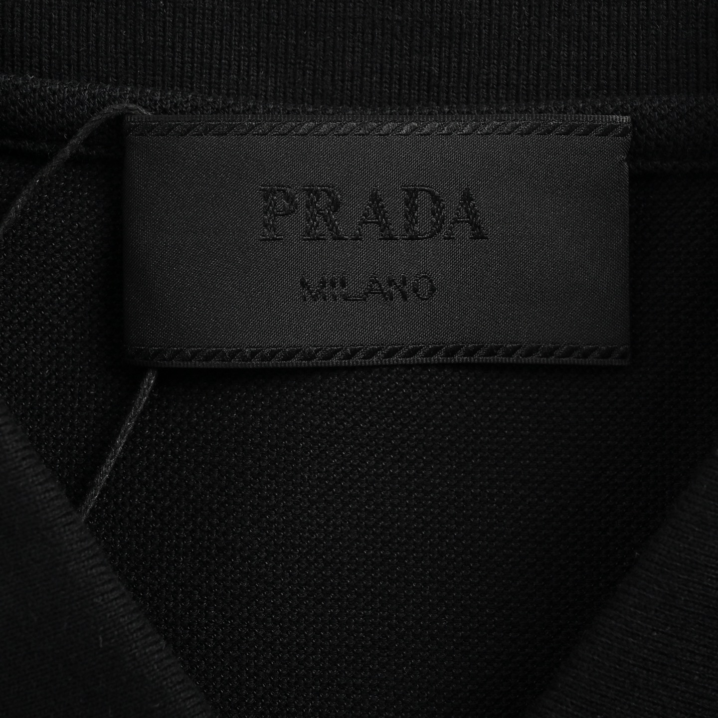 Prada/普拉达 25ss 三角标半拉链Polo短袖