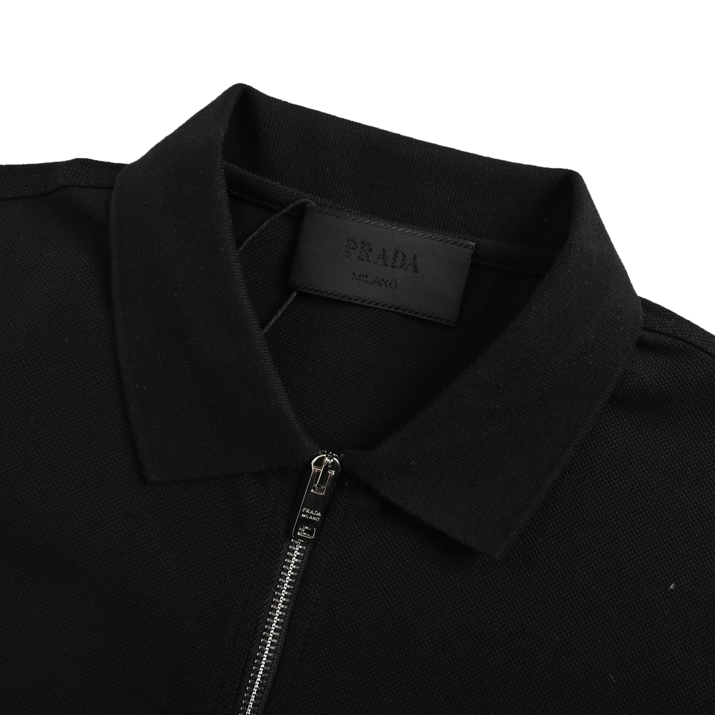 Prada/普拉达 25ss 三角标半拉链Polo短袖