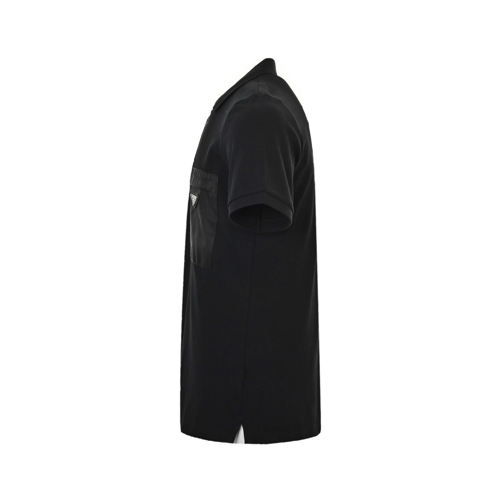 Prada/普拉达 25ss 三角标半拉链Polo短袖