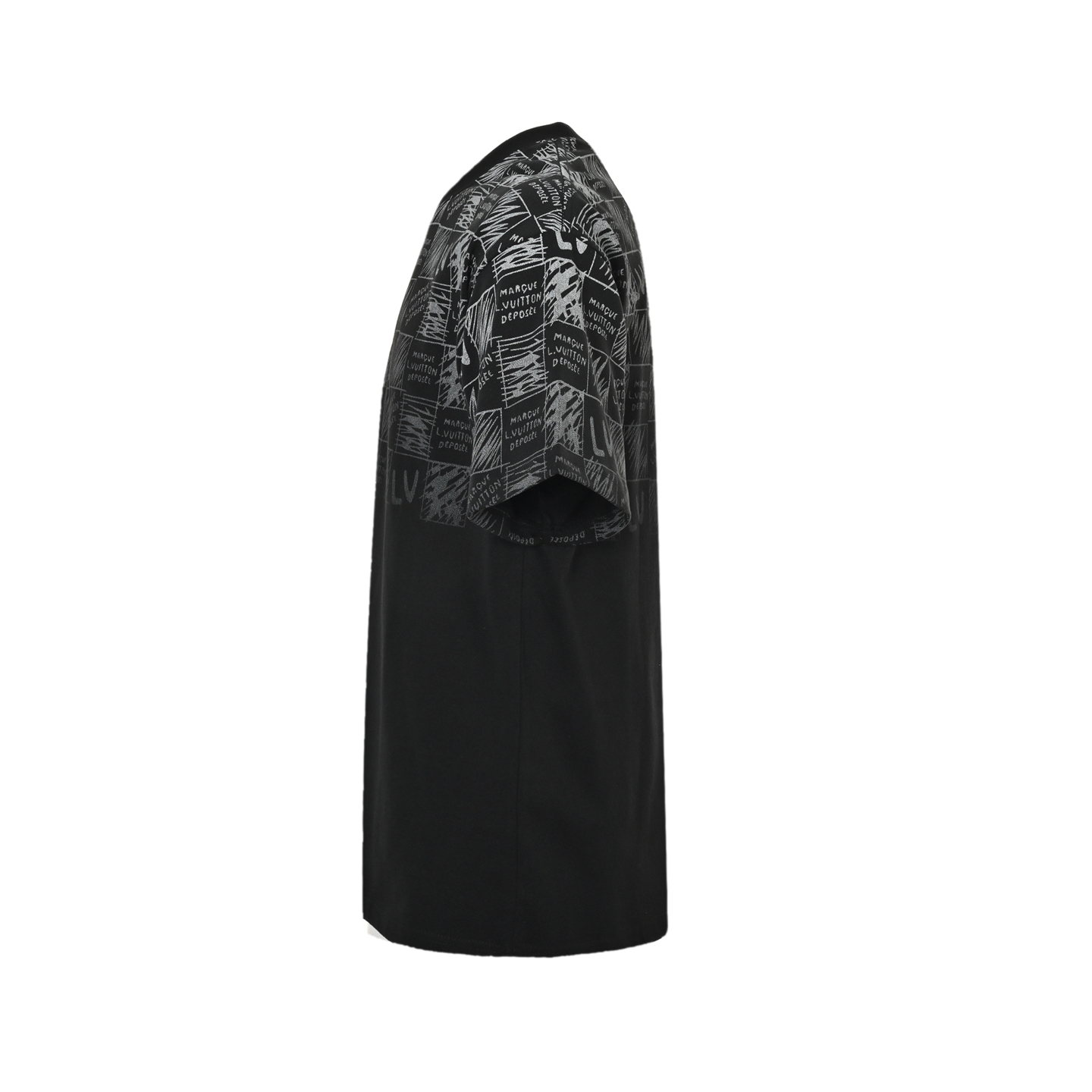 Louis Vuitton/路易威登 25ss 渐变棋盘格logo印花短袖