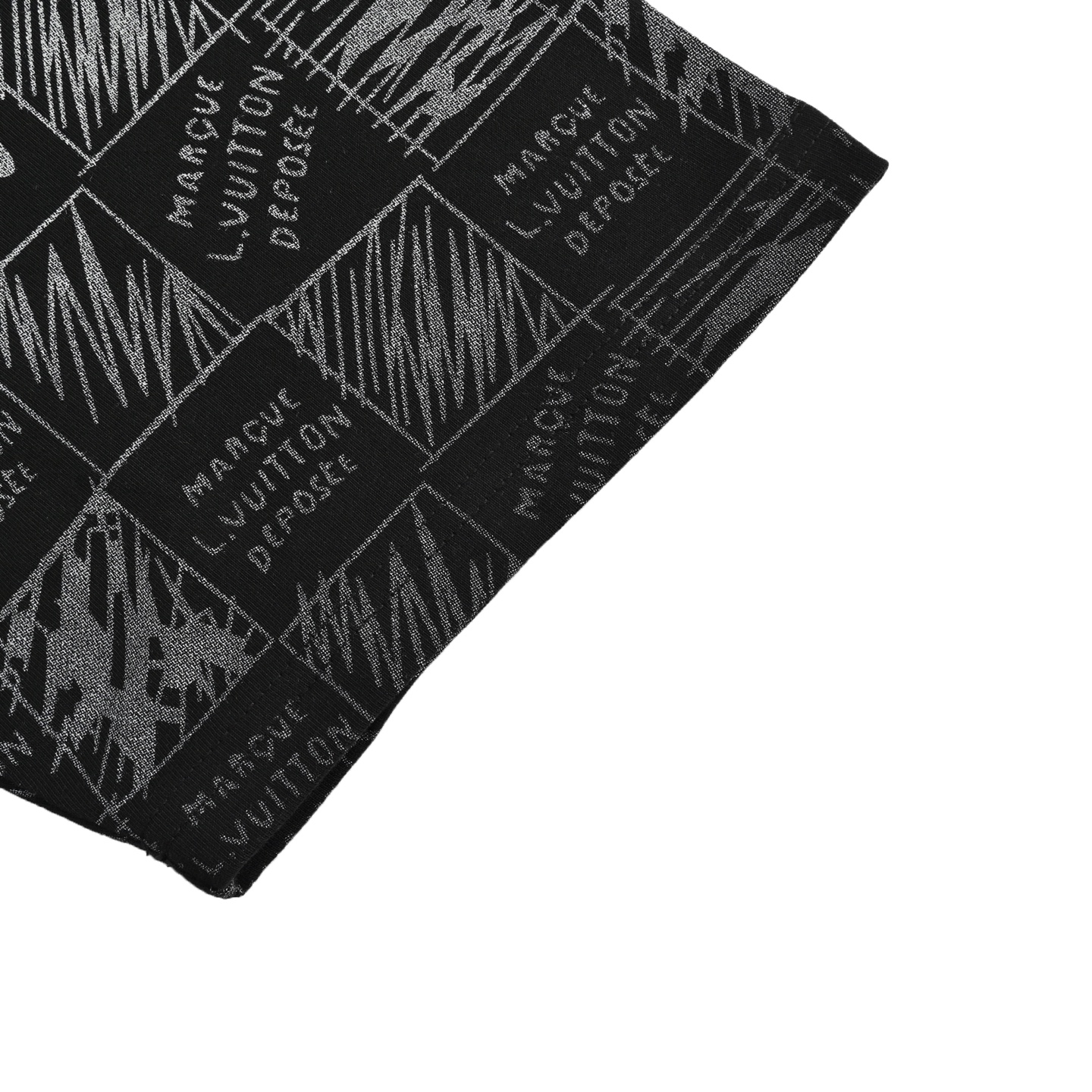 Louis Vuitton/路易威登 25ss 渐变棋盘格logo印花短袖
