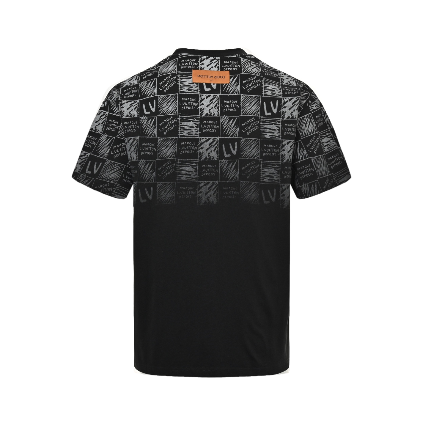Louis Vuitton/路易威登 25ss 渐变棋盘格logo印花短袖