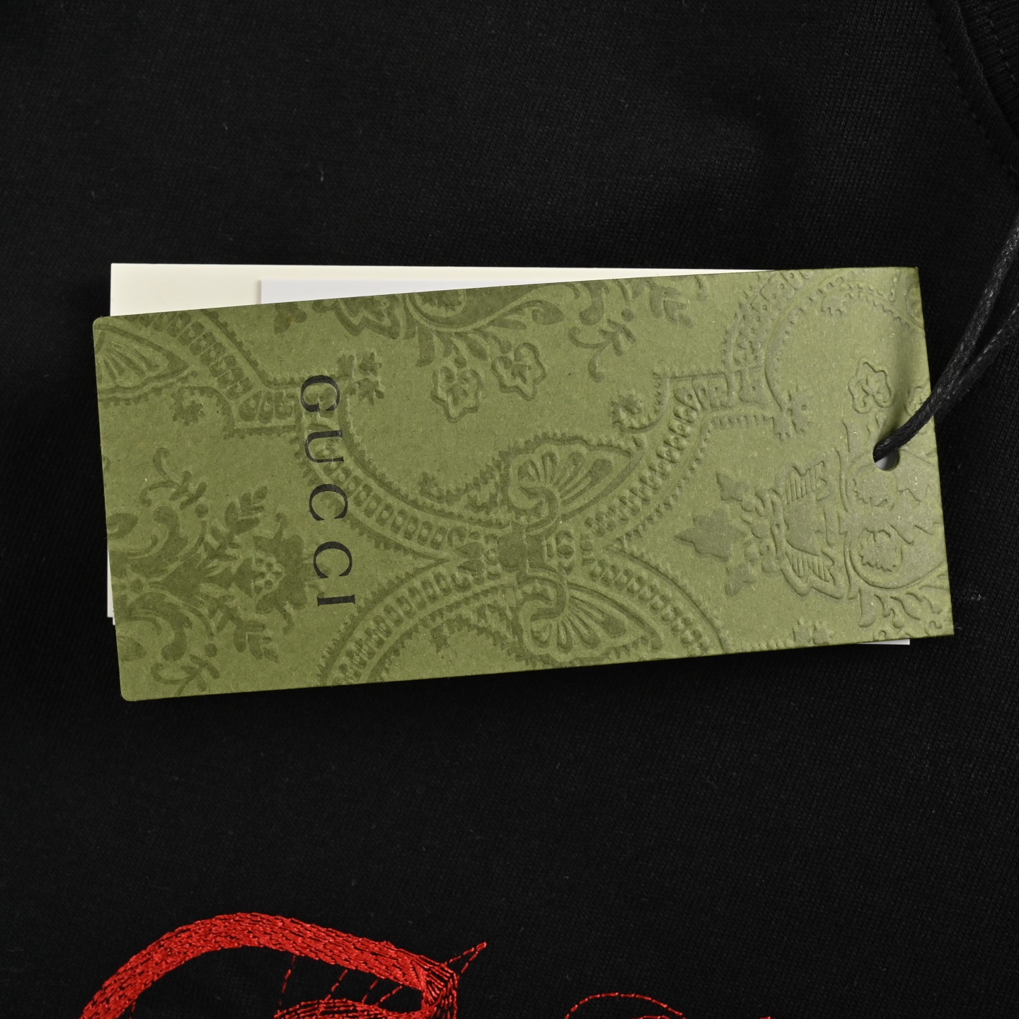 Gucci/古驰 24ss 线条刺绣字母logo短袖