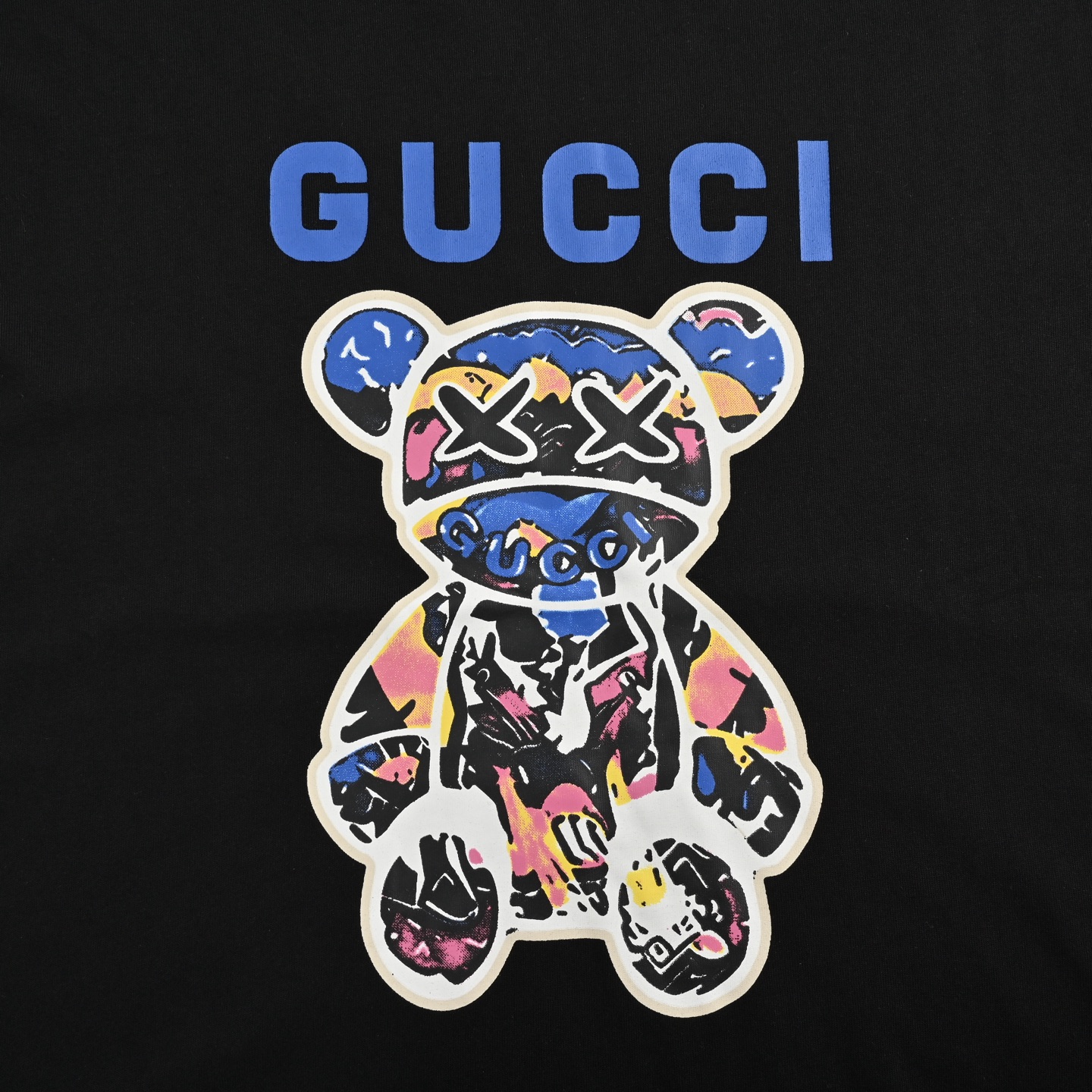 Gucci/古驰 24ss 涂鸦小熊印花短袖