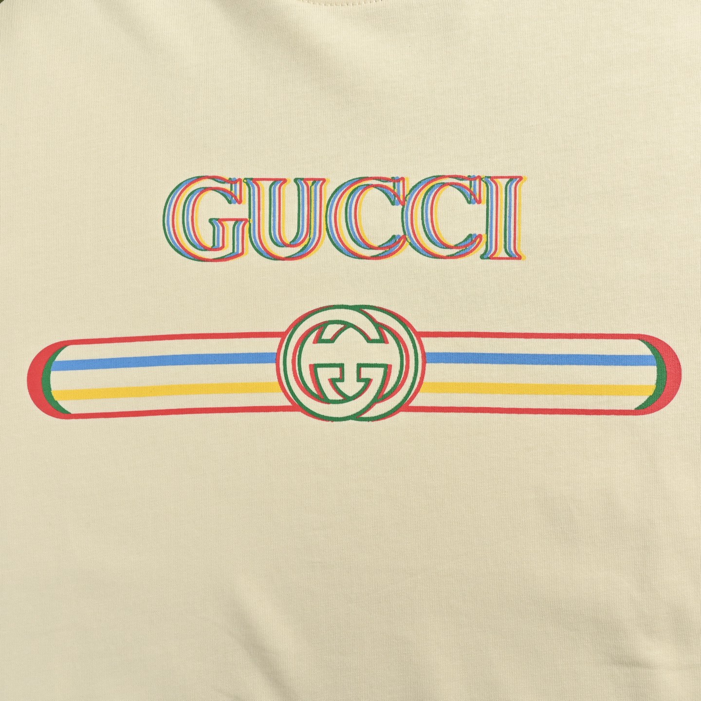 Gucci/古驰 25ss 重影腰带logo短袖 2025早春系列倾情推出缀饰活力印花的运动单品