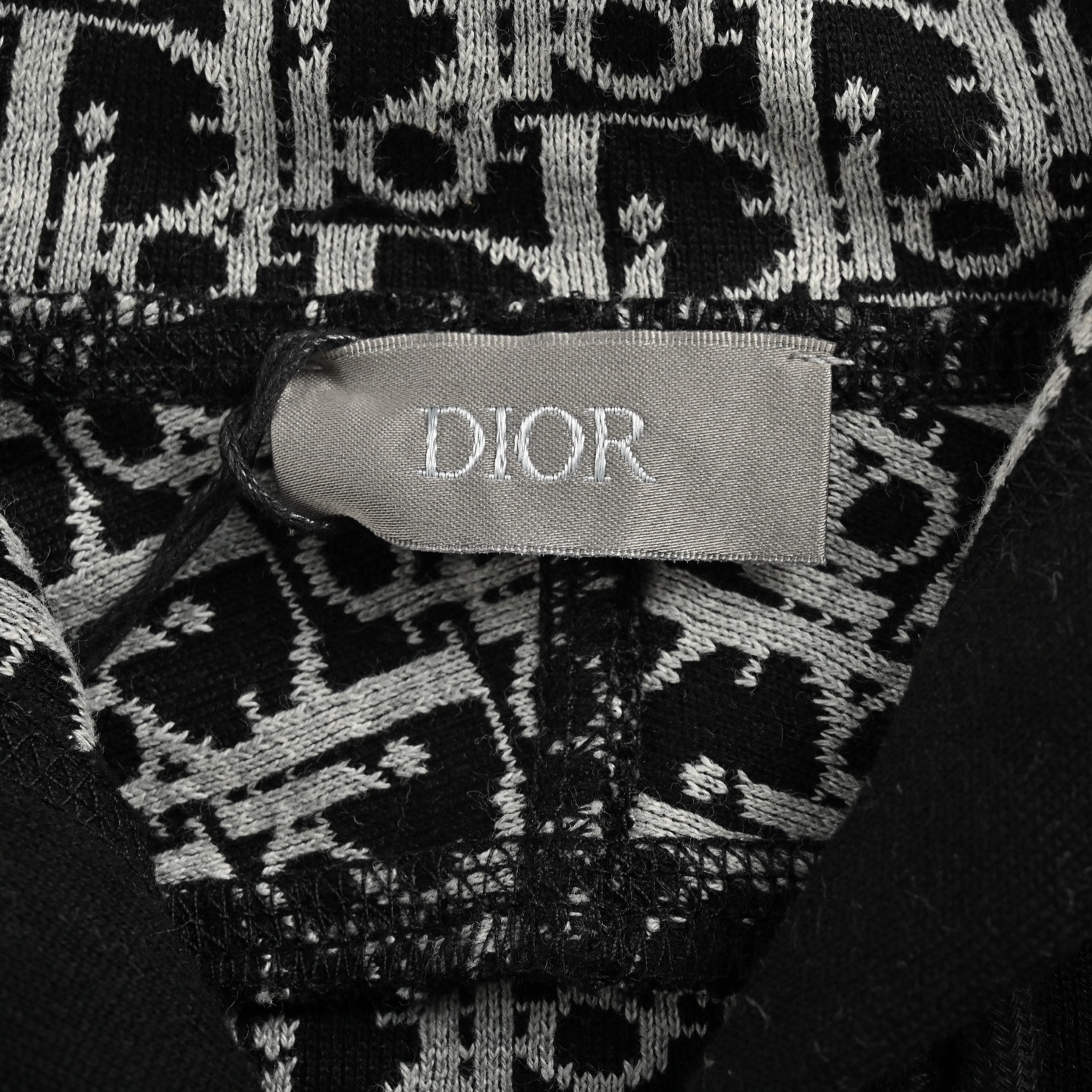 Dior/迪奥 字母刺绣提花针织拉链连帽卫衣外套
