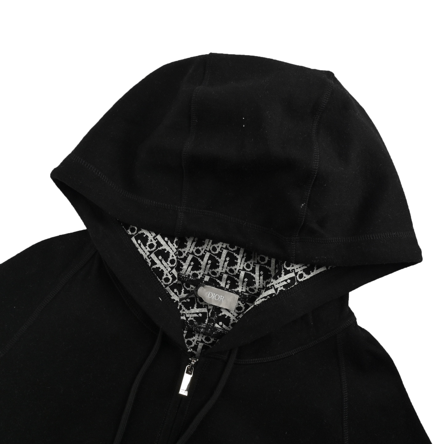 Dior/迪奥 字母刺绣提花针织拉链连帽卫衣外套