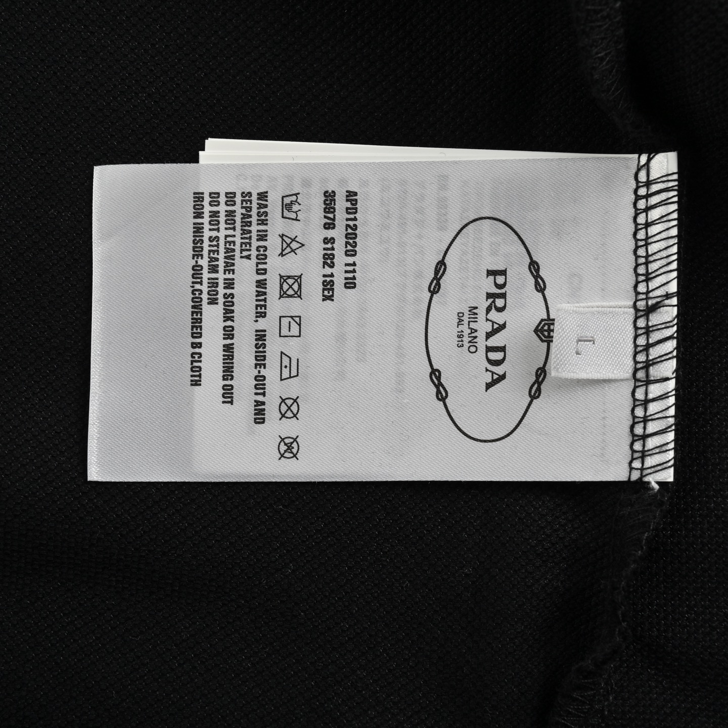 Prada/普拉达 25ss 红条半拉链Polo短袖
