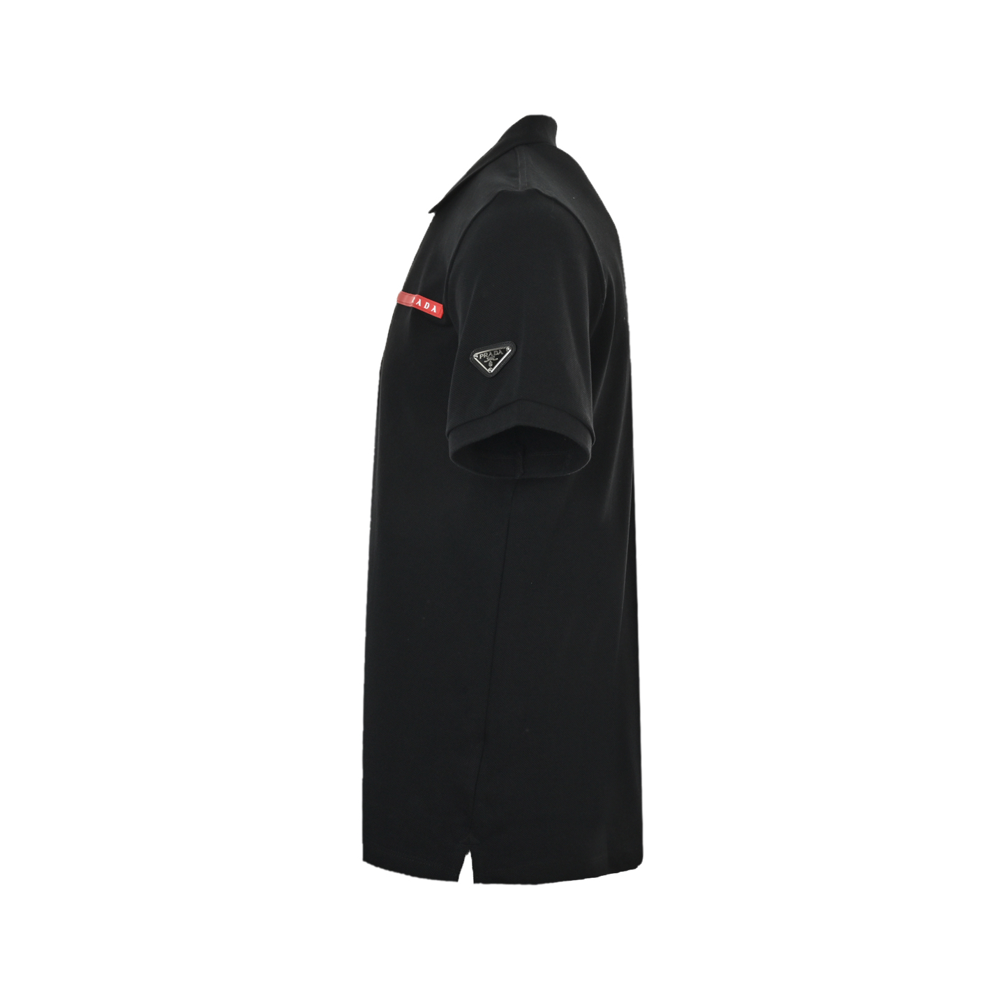 Prada/普拉达 25ss 红条半拉链Polo短袖