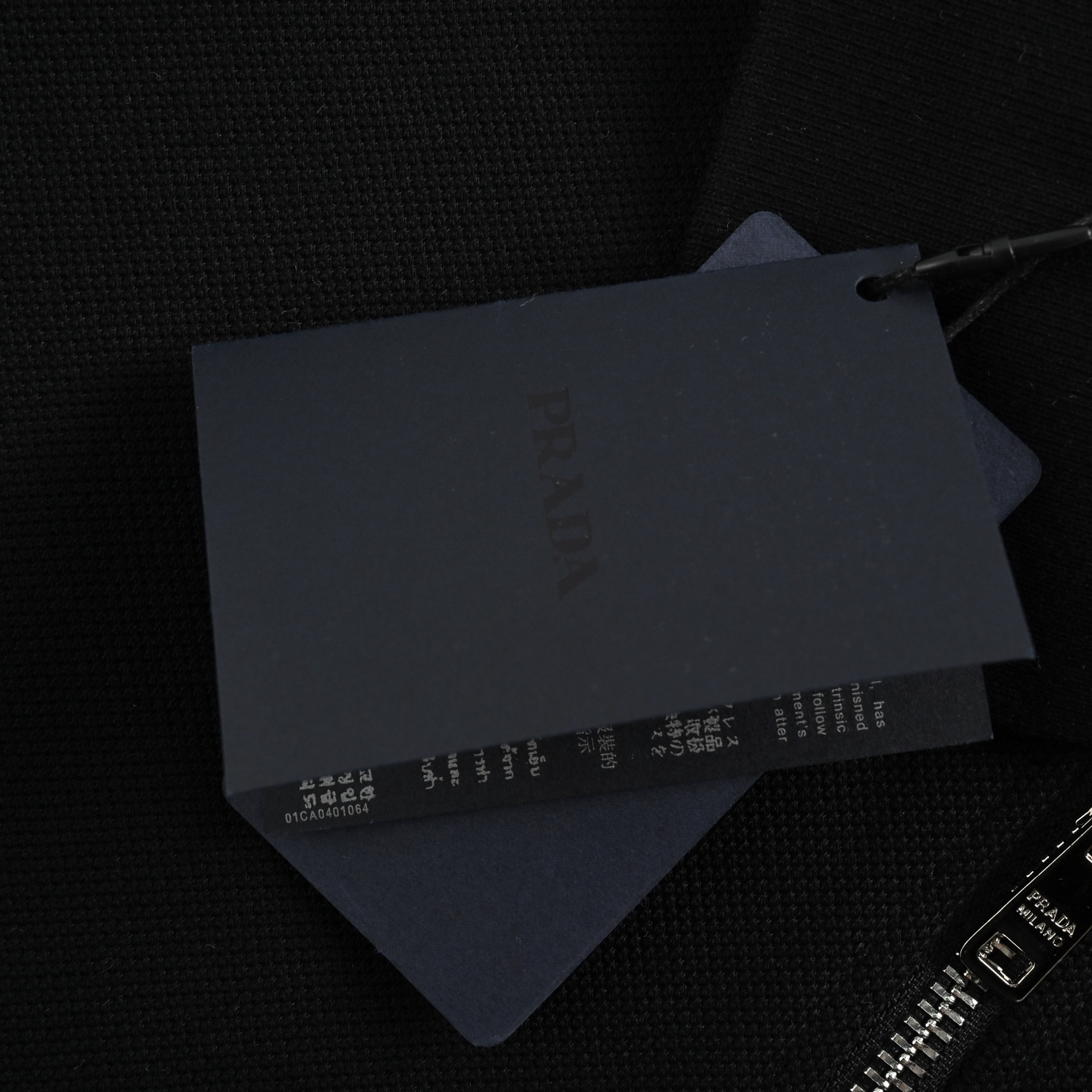 Prada/普拉达 25ss 红条半拉链Polo短袖
