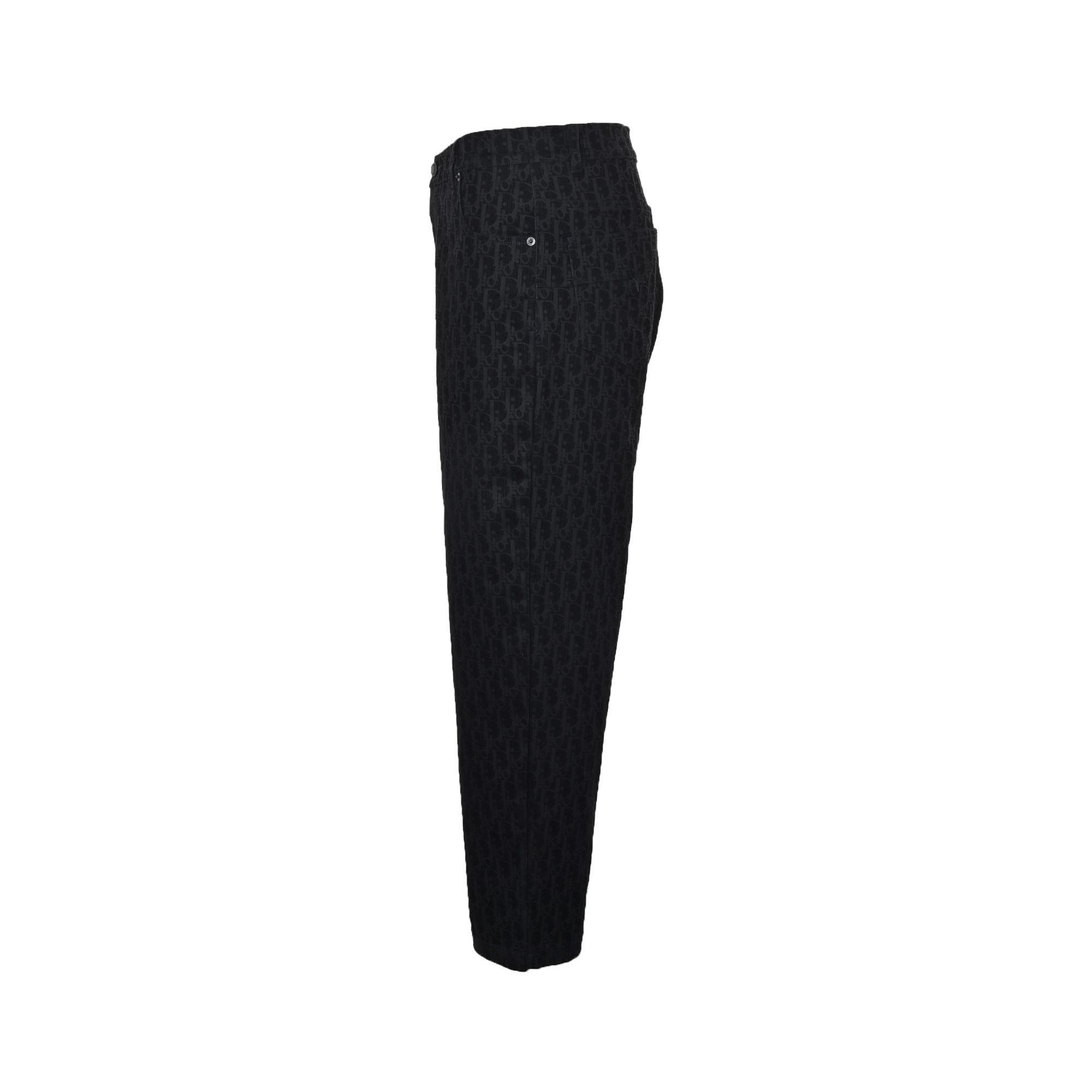 Dior/迪奥 25ss Kaws联名款蛇年限定老花满印牛仔套装长裤