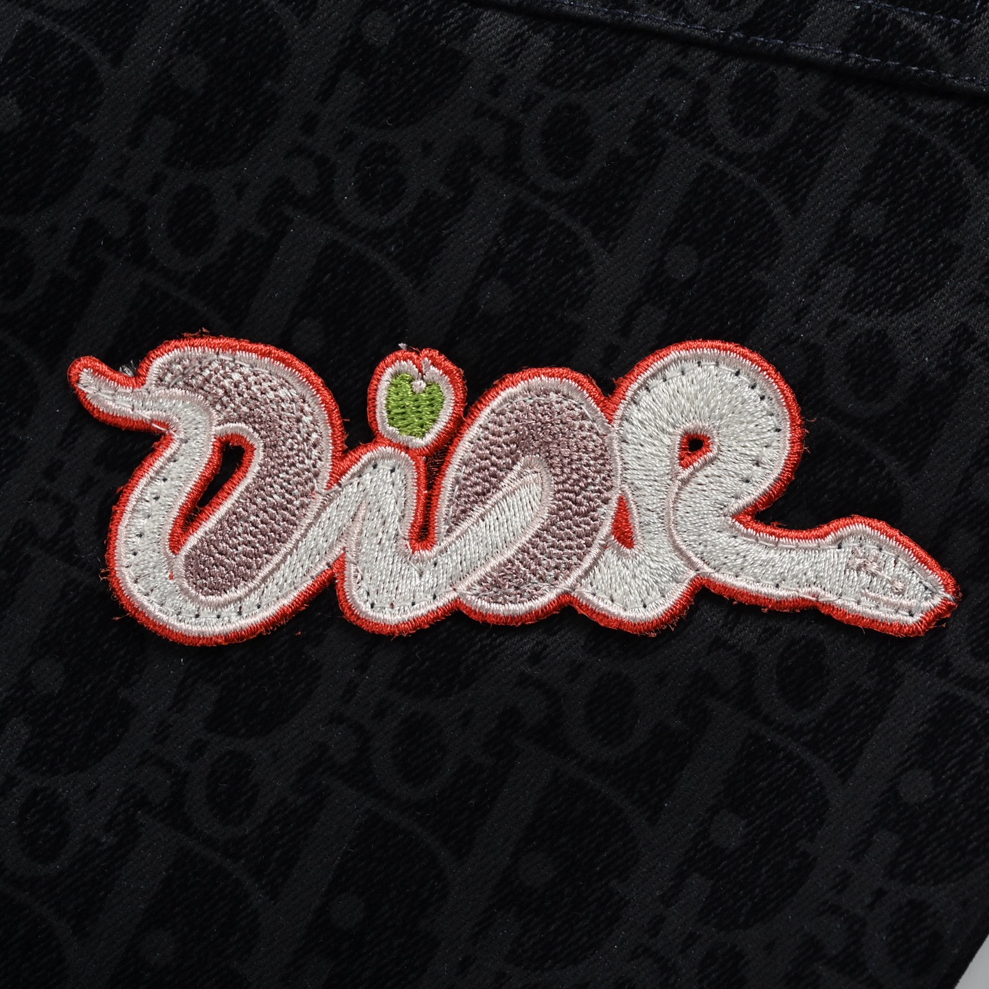 Dior/迪奥 25ss Kaws联名款蛇年限定老花满印牛仔套装长裤