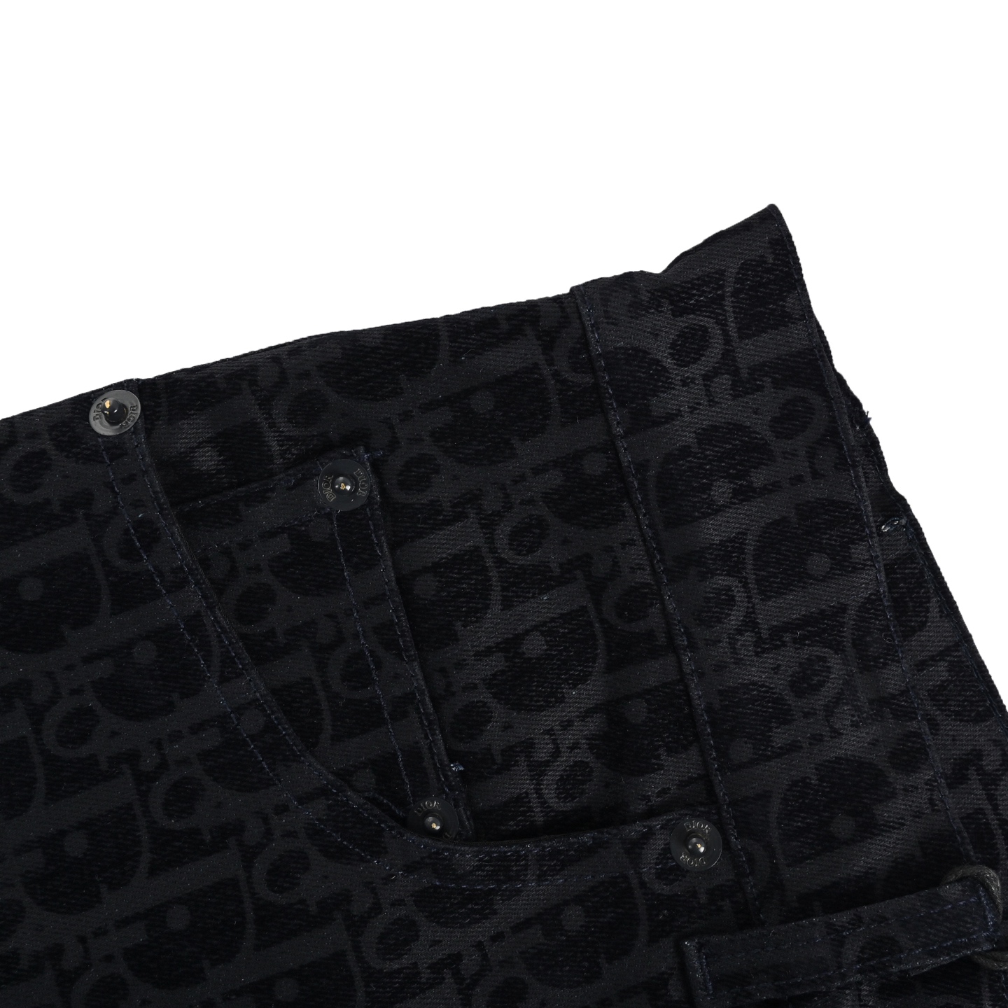 Dior/迪奥 25ss Kaws联名款蛇年限定老花满印牛仔套装长裤