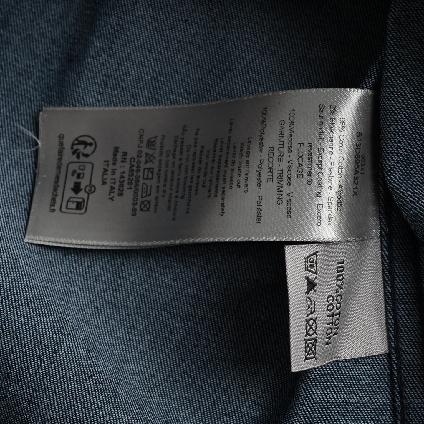 Dior/迪奥 25ss Kaws联名款蛇年限定老花满印牛仔套装外套