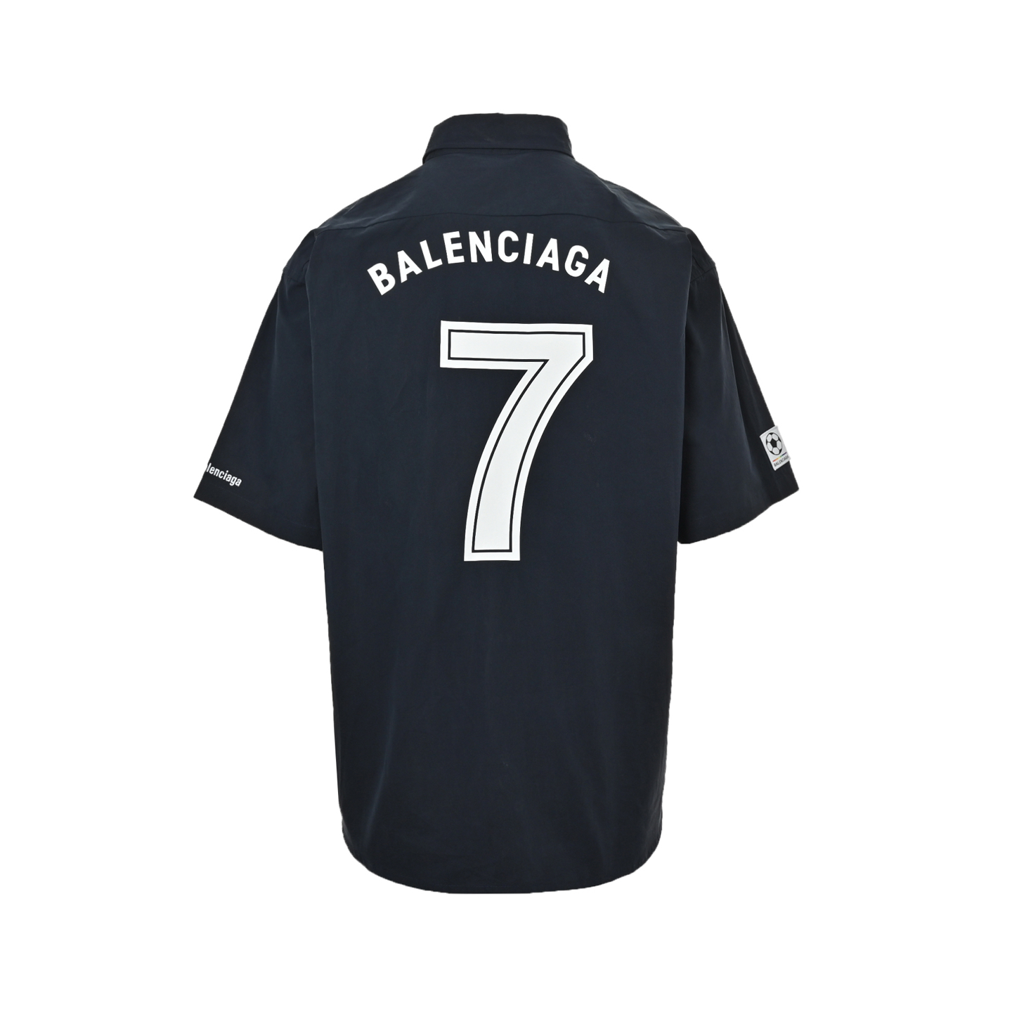 Balenciaga/巴黎世家 25ss 曼联足球7号短袖衬衫 印花加刺绣工艺soccerblokecore