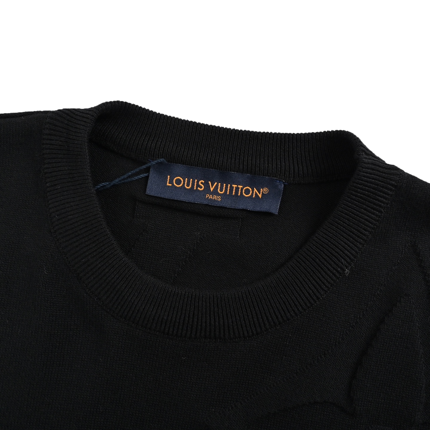 Louis Vuitton/路易威登 25ss 暗纹老花提花针织短袖