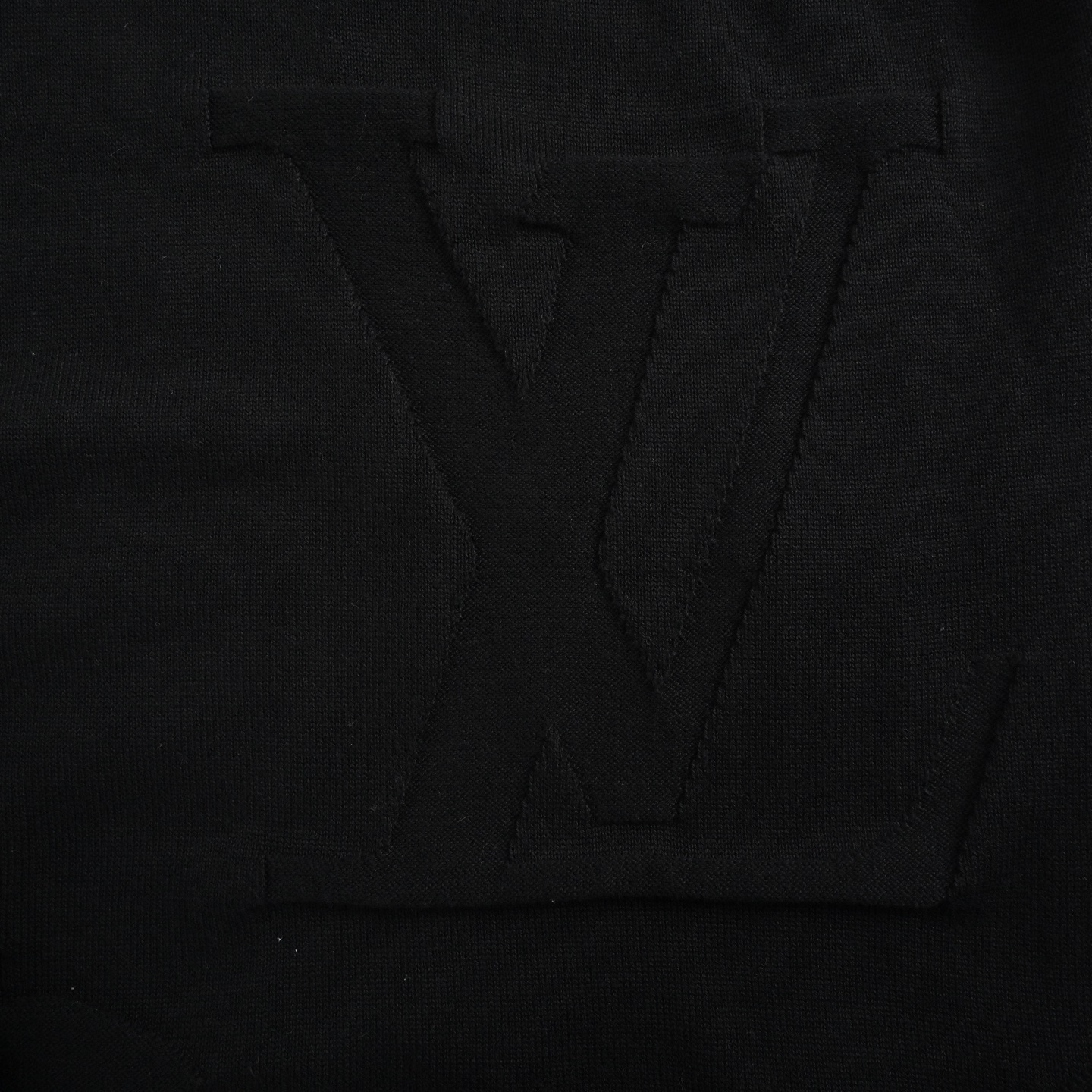 Louis Vuitton/路易威登 25ss 暗纹老花提花针织短袖