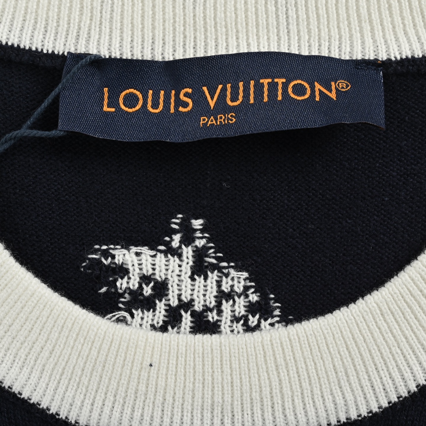 Louis Vuitton/路易威登 25ss 花卉提花logo针织短袖