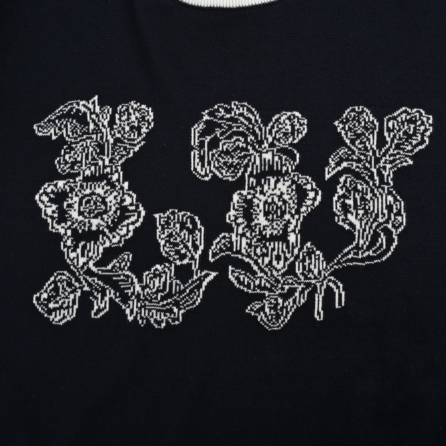 Louis Vuitton/路易威登 25ss 花卉提花logo针织短袖