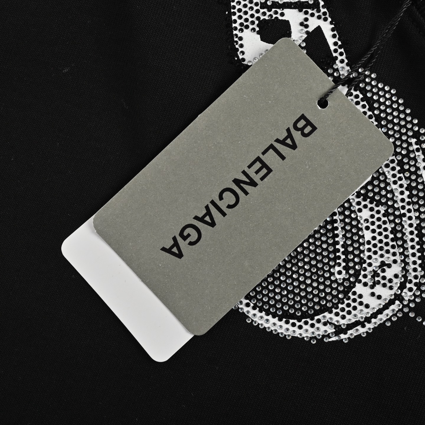 Balenciaga/巴黎世家 烫钻耳机短袖