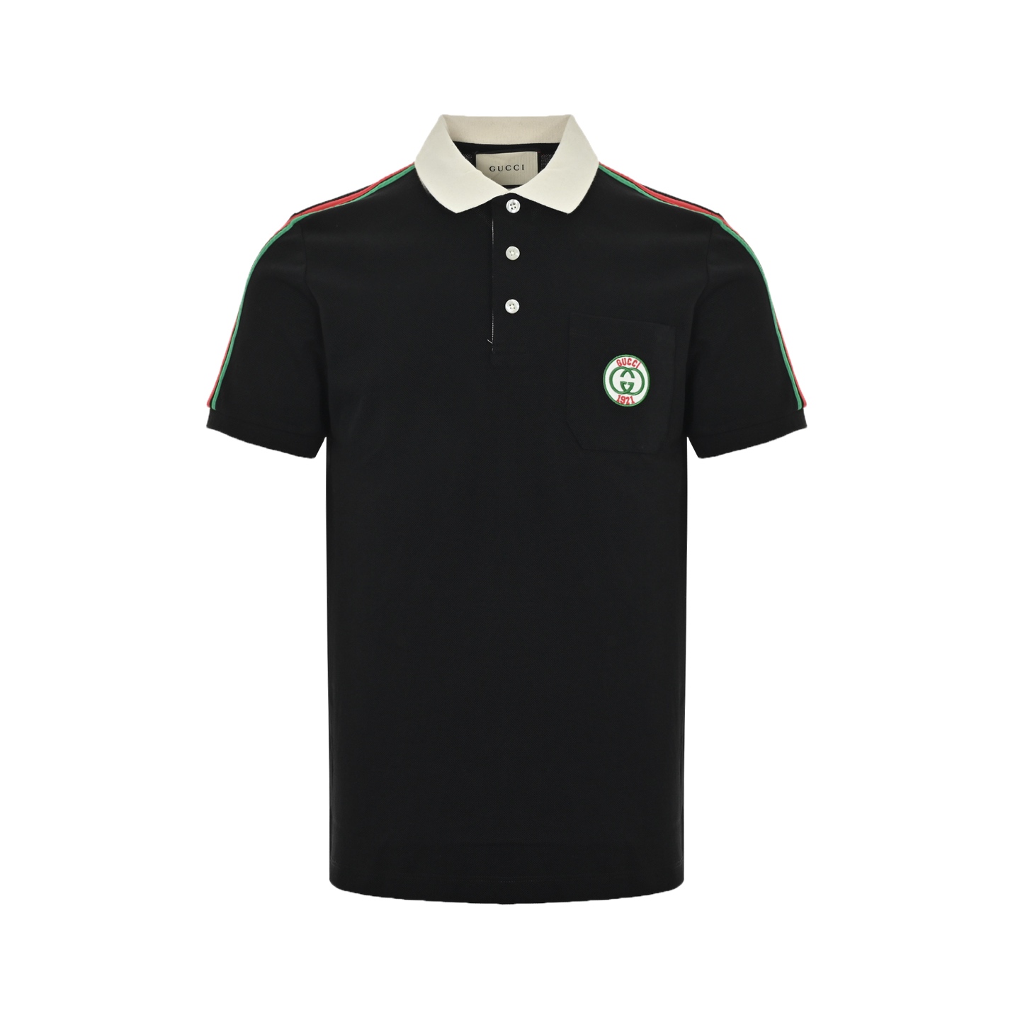 Gucci/古驰 红绿条纹1921限定Polo短袖