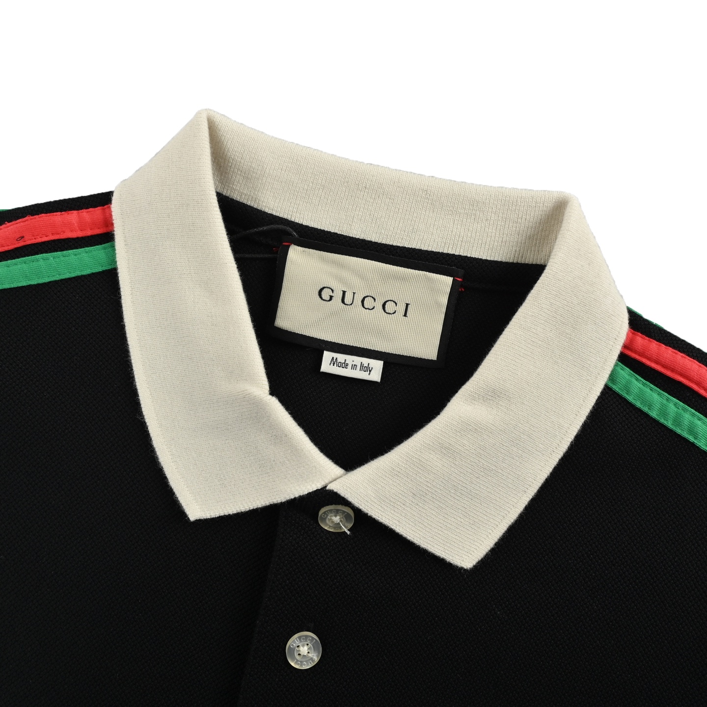 Gucci/古驰 红绿条纹1921限定Polo短袖
