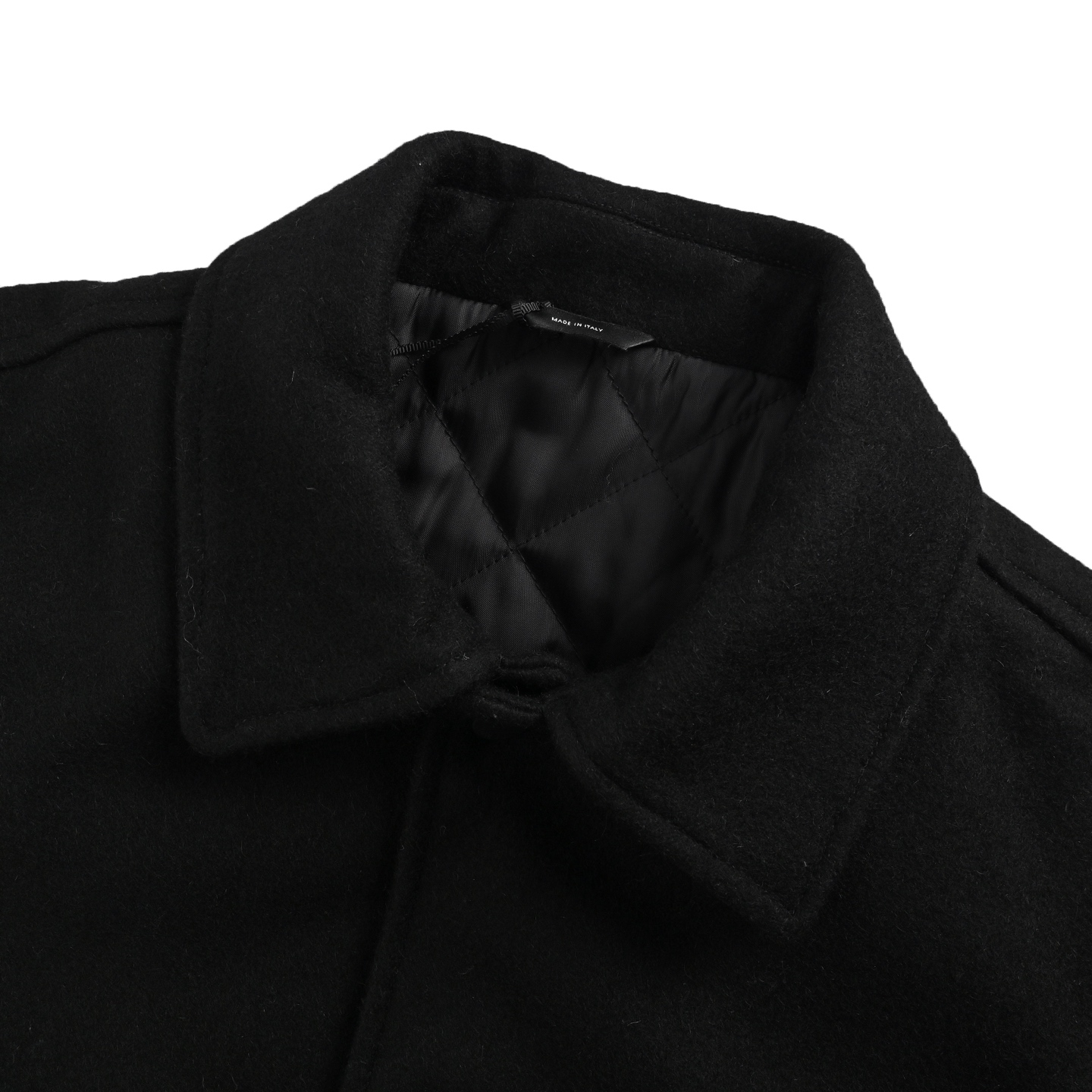 Fendi/芬迪 字母袖拼接翻领毛呢飞行棒球服夹克外套