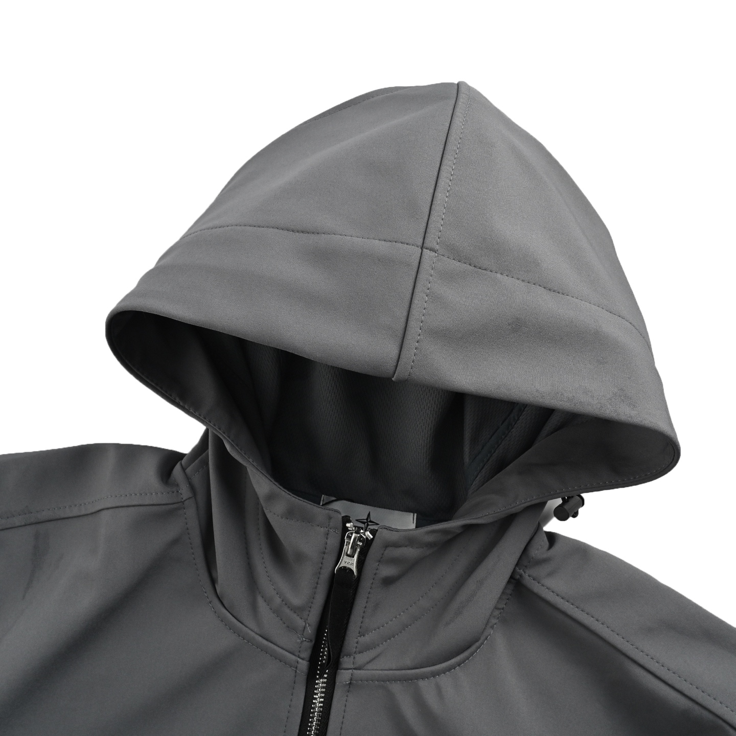 Stone Island/石头岛SHELL-R系列纯色连帽拉链外套