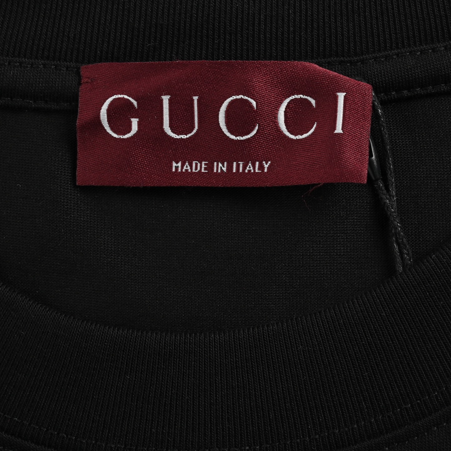 Gucci/古驰 25ss 红绿字母发泡印花短袖