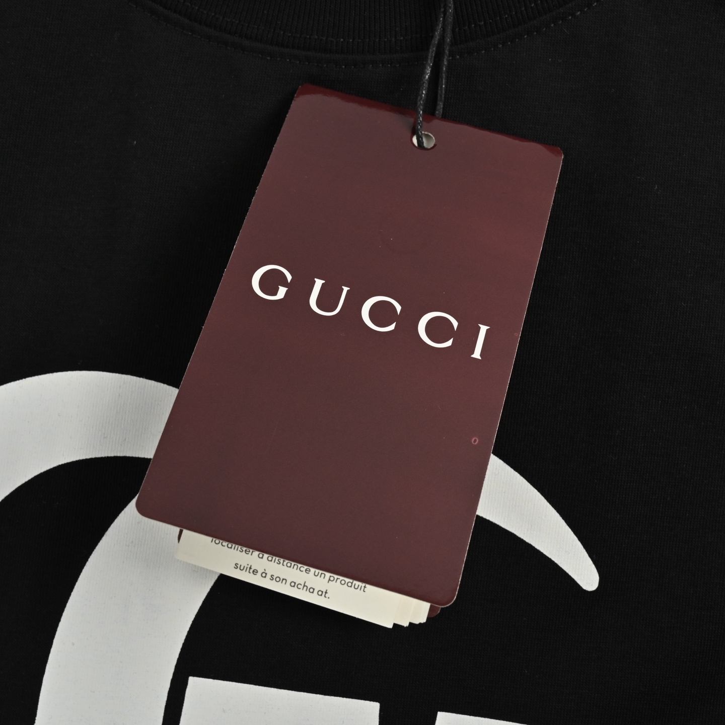 Gucci/古驰 25ss 红绿字母发泡印花短袖