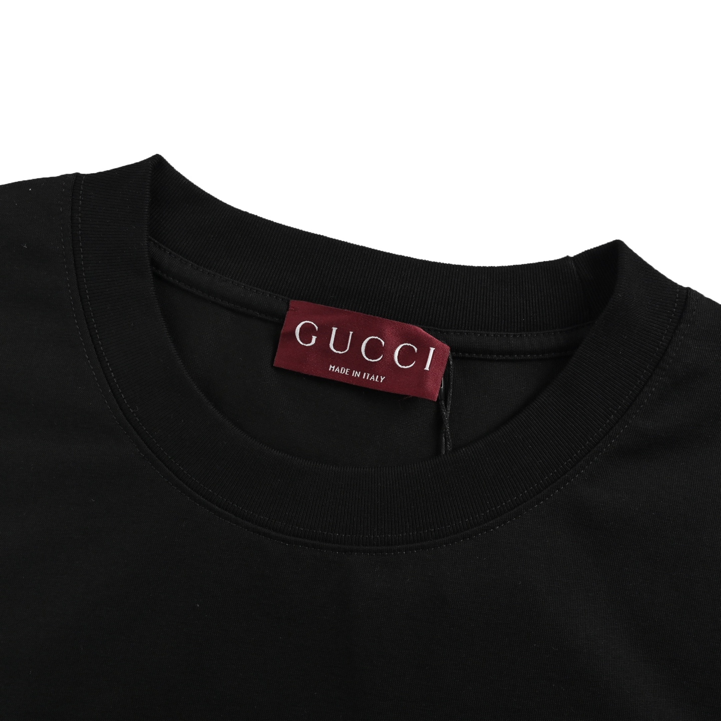 Gucci/古驰 25ss 红绿字母发泡印花短袖
