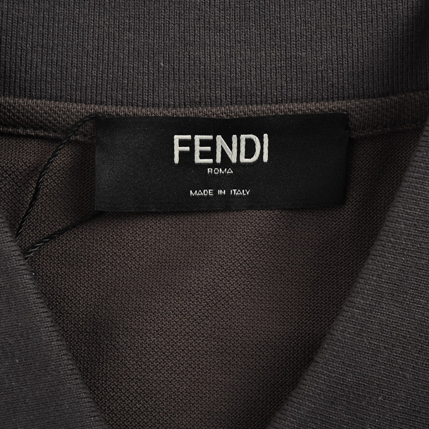 Fendi/芬迪 双F满印Polo短袖 经典爆款系列 胸口工艺刺绣logo图案