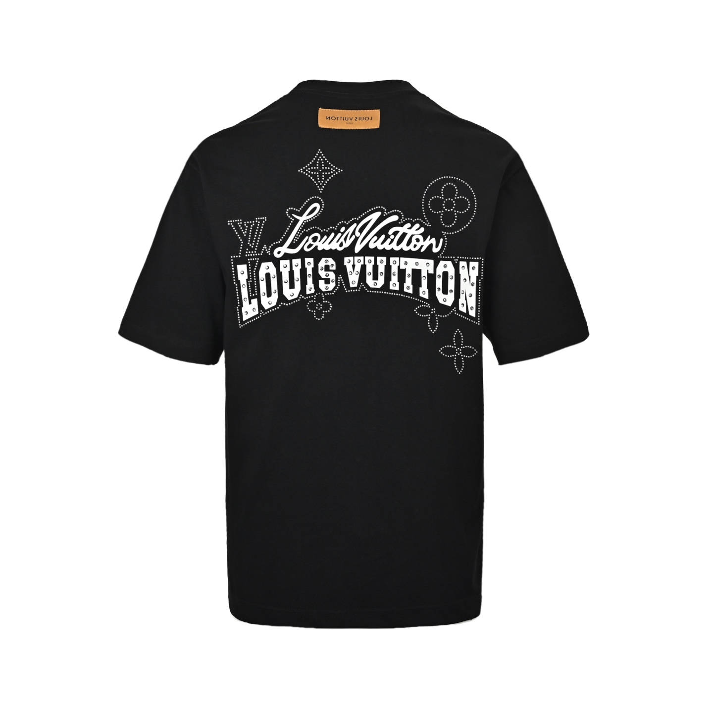 Louis Vuitton/路易威登 压胶字母烫钻短袖
