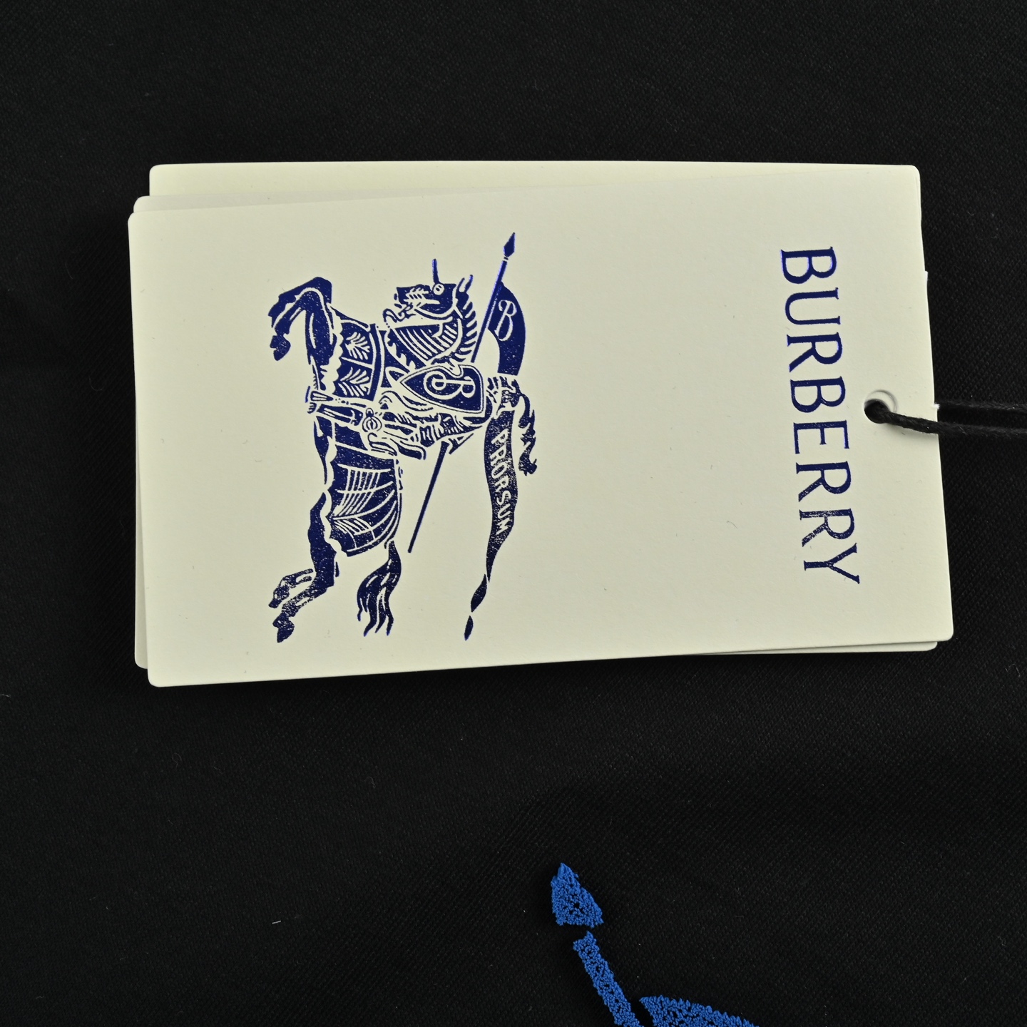 Burberry/巴宝莉 25ss 泼墨牙刷绣战马短袖 平织棉 T 恤衫 泼墨印花 白色 黑色
