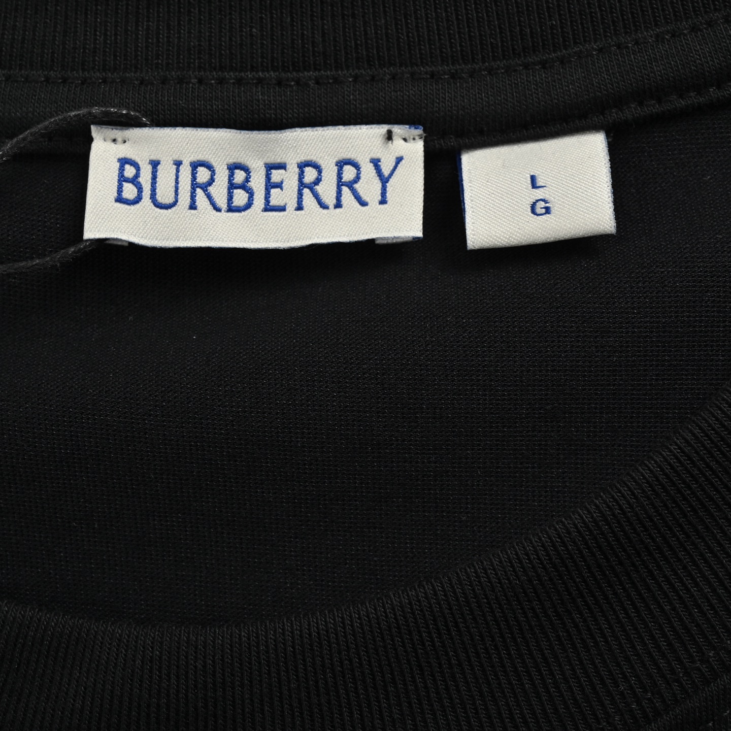 Burberry/巴宝莉 25ss 泼墨牙刷绣战马短袖 平织棉 T 恤衫 泼墨印花 白色 黑色