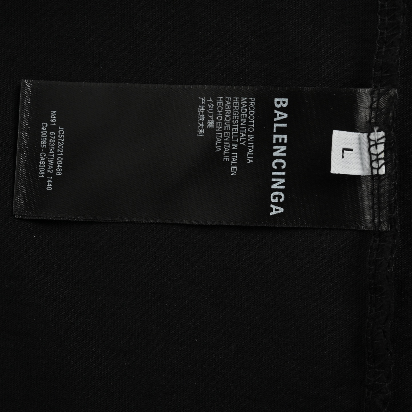 Balenciaga/巴黎世家 25ss 字母双B手绘水洗破洞短袖