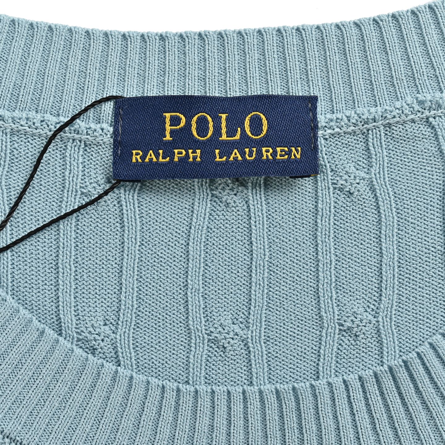 RALPH LAUREN/拉夫劳伦 24Fw 女士绞花针织短袖
