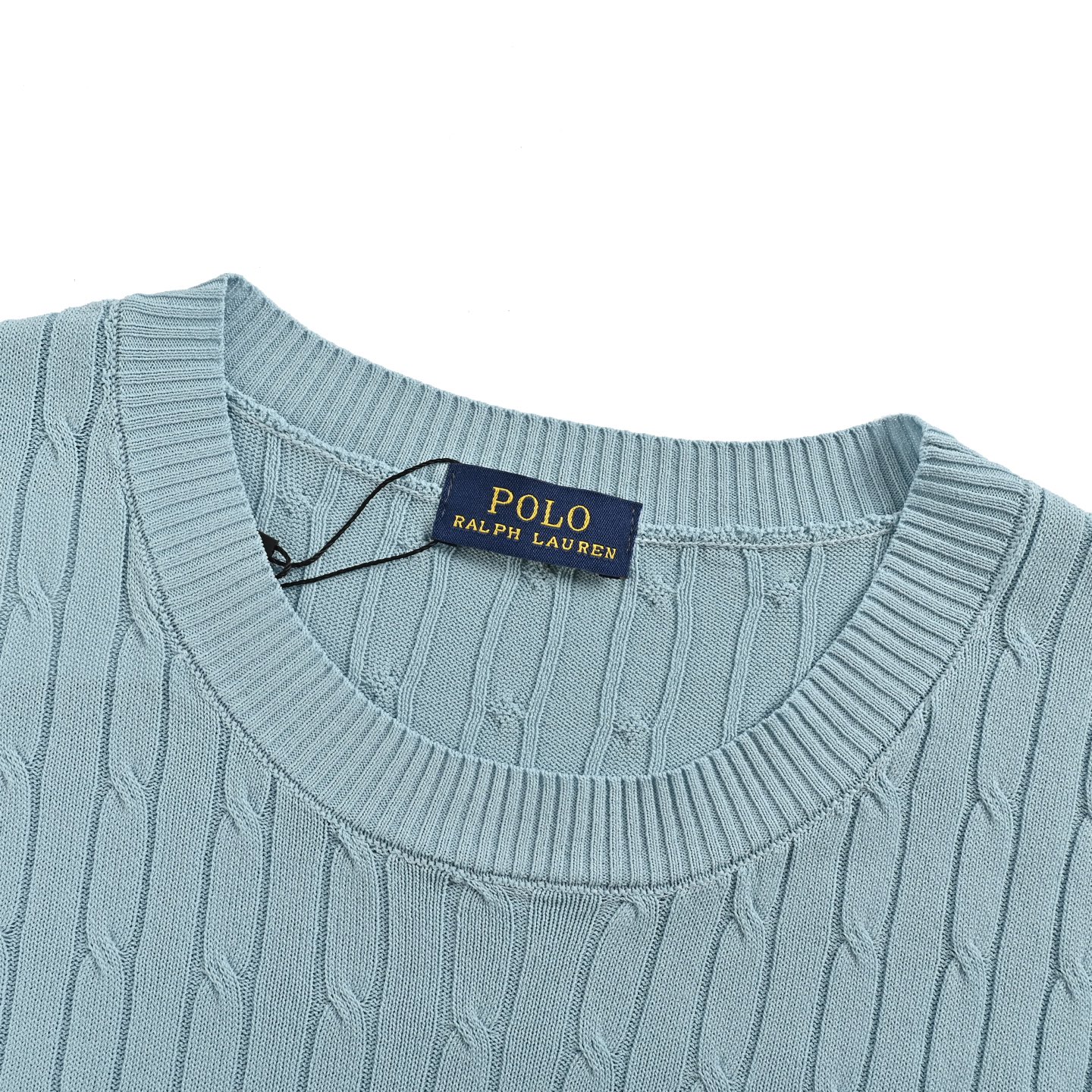 RALPH LAUREN/拉夫劳伦 24Fw 女士绞花针织短袖