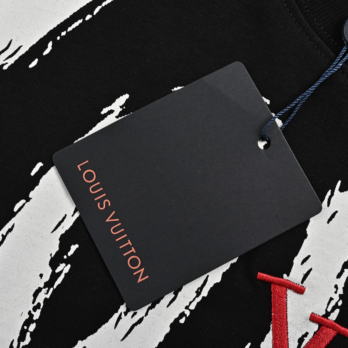 Louis Vuitton/路易威登 涂鸦字母刺绣徽标短袖