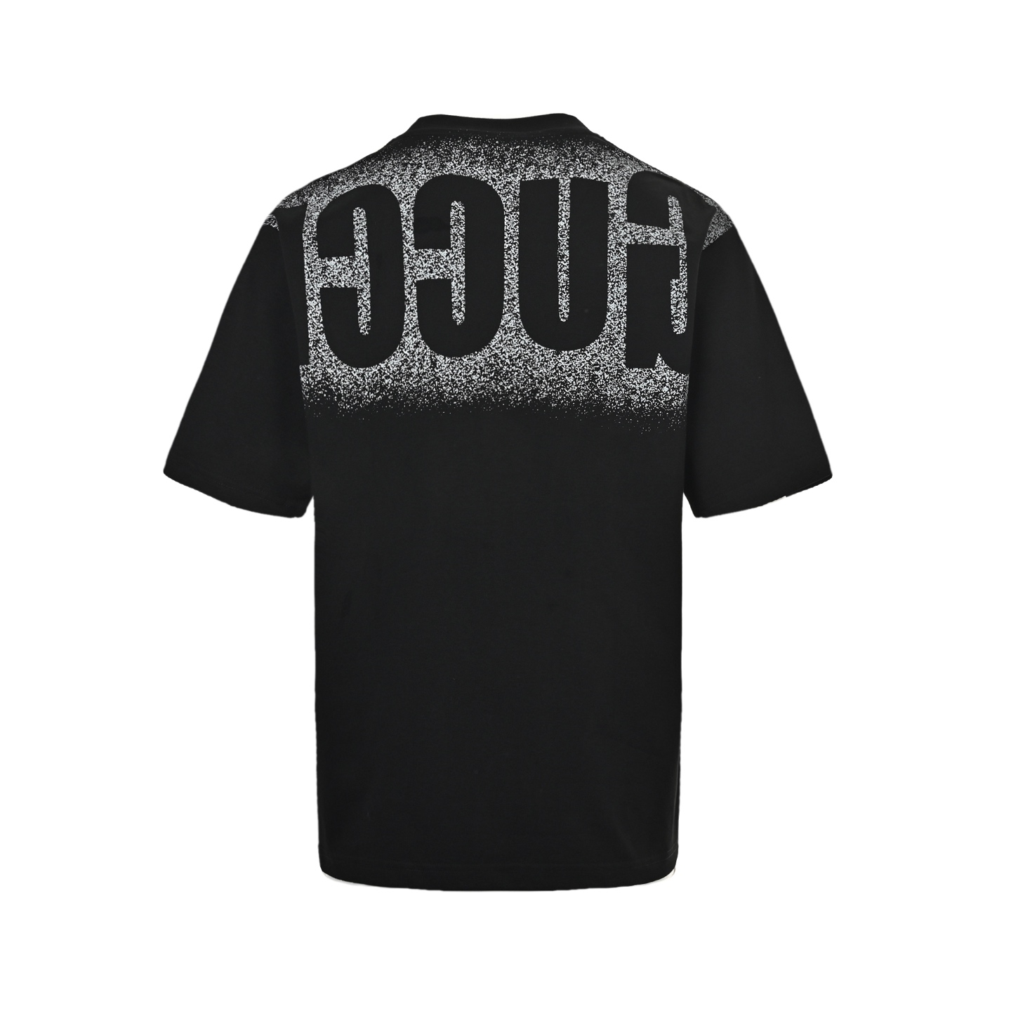 Gucci/古驰 25ss 喷墨大字母logo印花短袖黑色 杏色