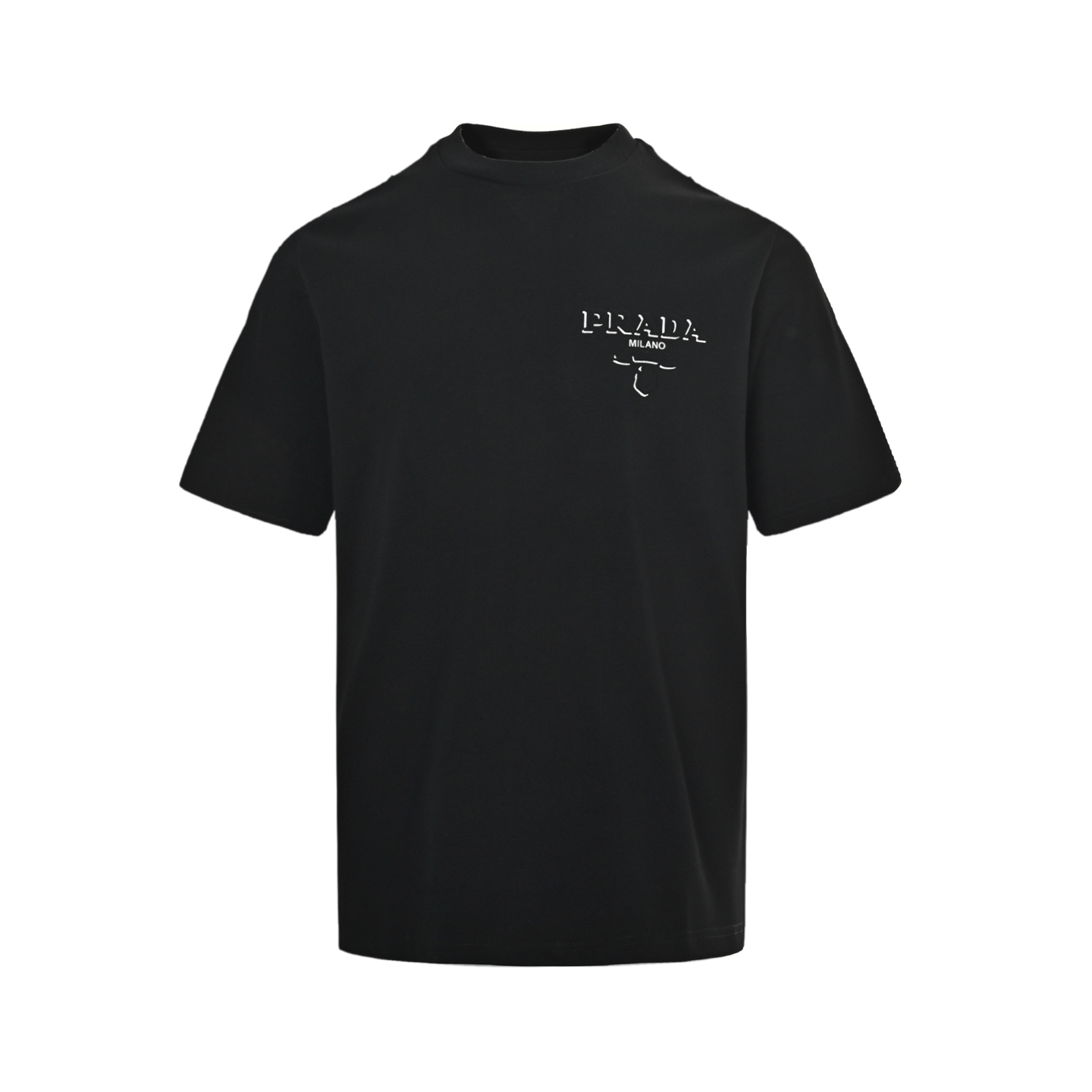Prada/普拉达 24ss 压膜浮雕logo短袖